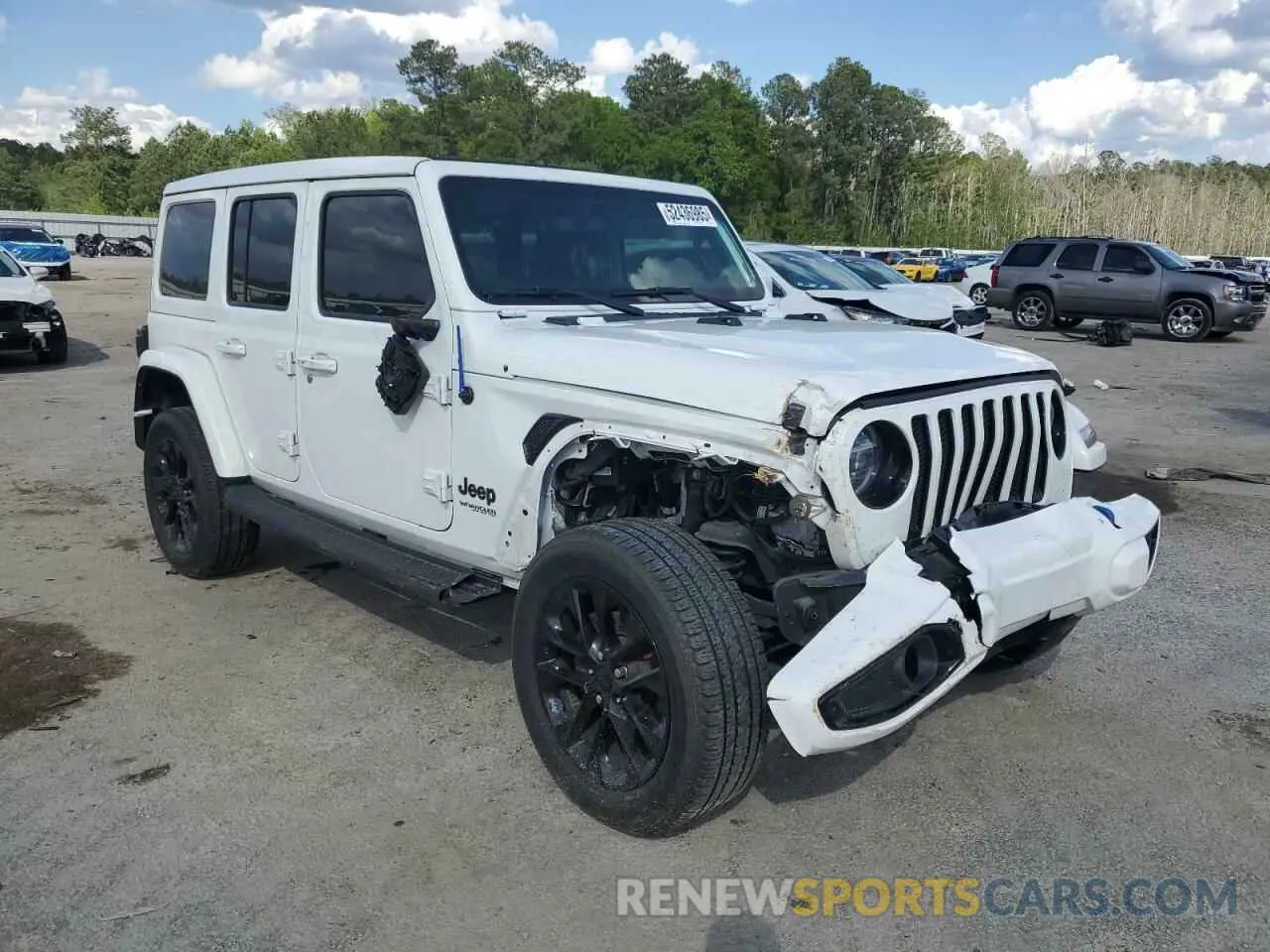 4 Фотография поврежденного автомобиля 1C4HJXEN2NW124708 JEEP WRANGLER 2022