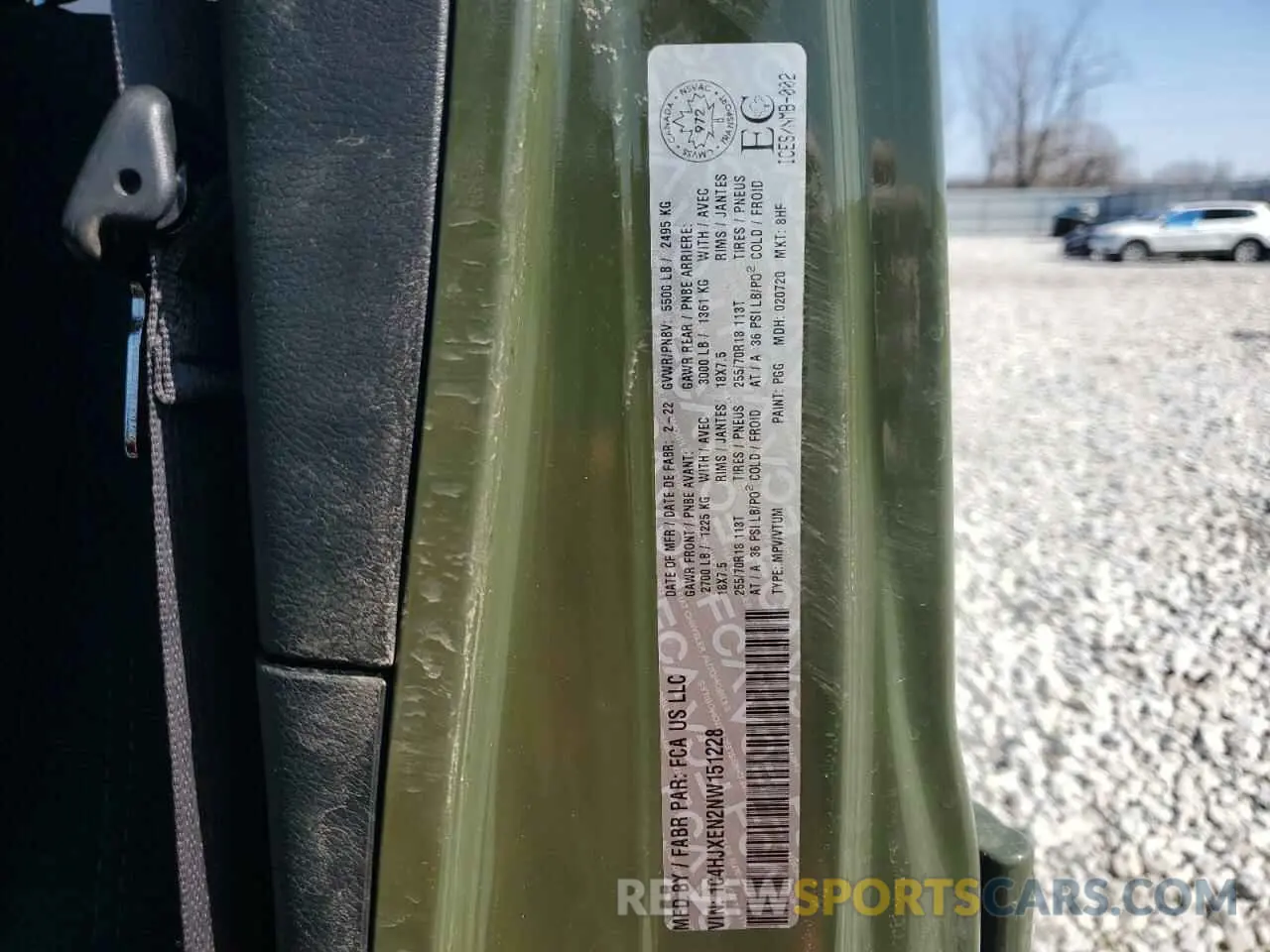 13 Фотография поврежденного автомобиля 1C4HJXEN2NW151228 JEEP WRANGLER 2022