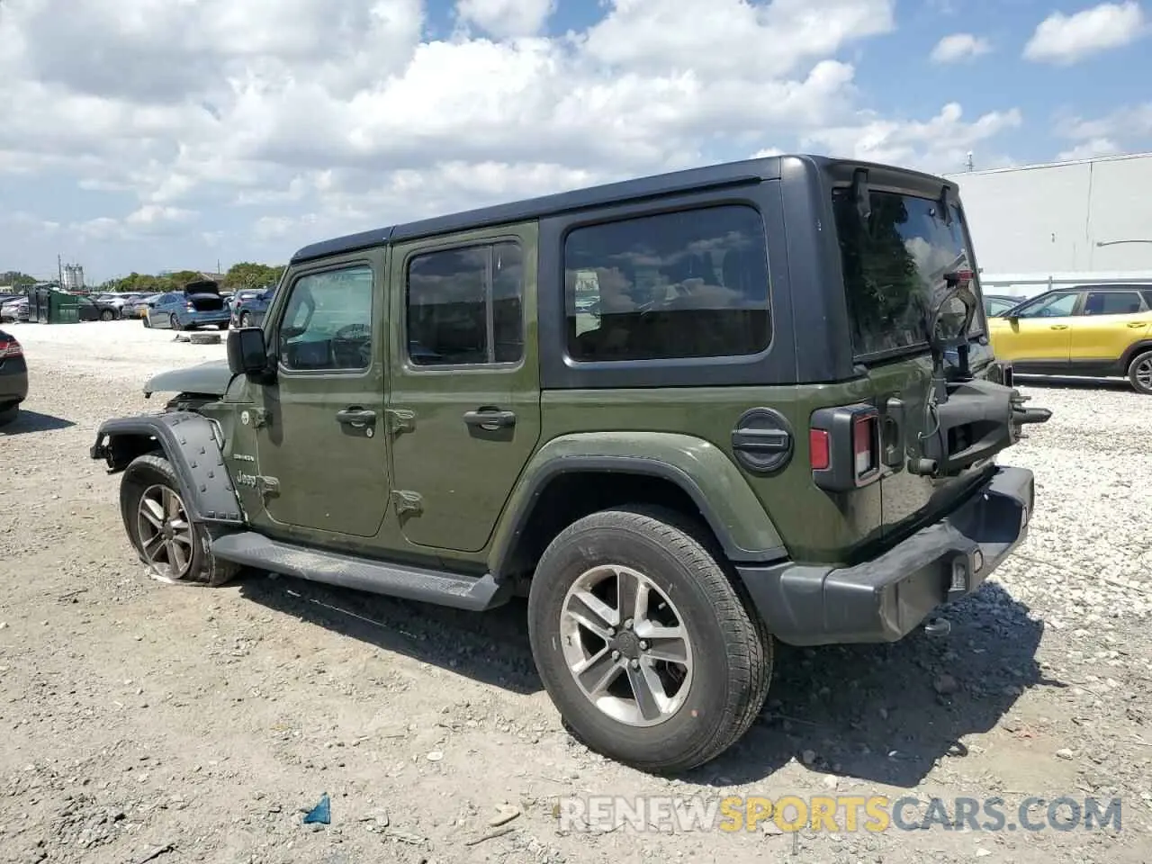 2 Фотография поврежденного автомобиля 1C4HJXEN3NW242458 JEEP WRANGLER 2022