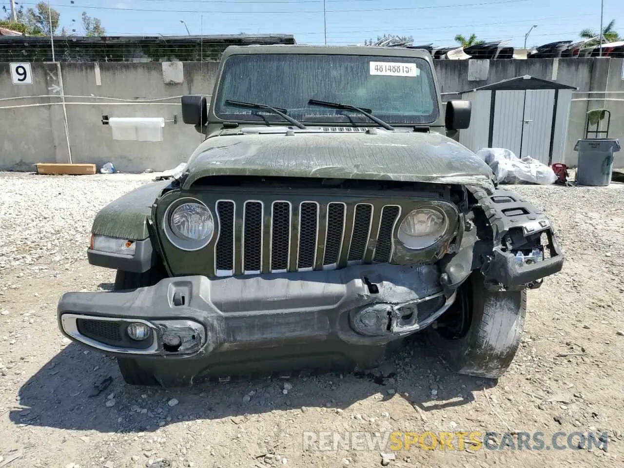 5 Фотография поврежденного автомобиля 1C4HJXEN3NW242458 JEEP WRANGLER 2022