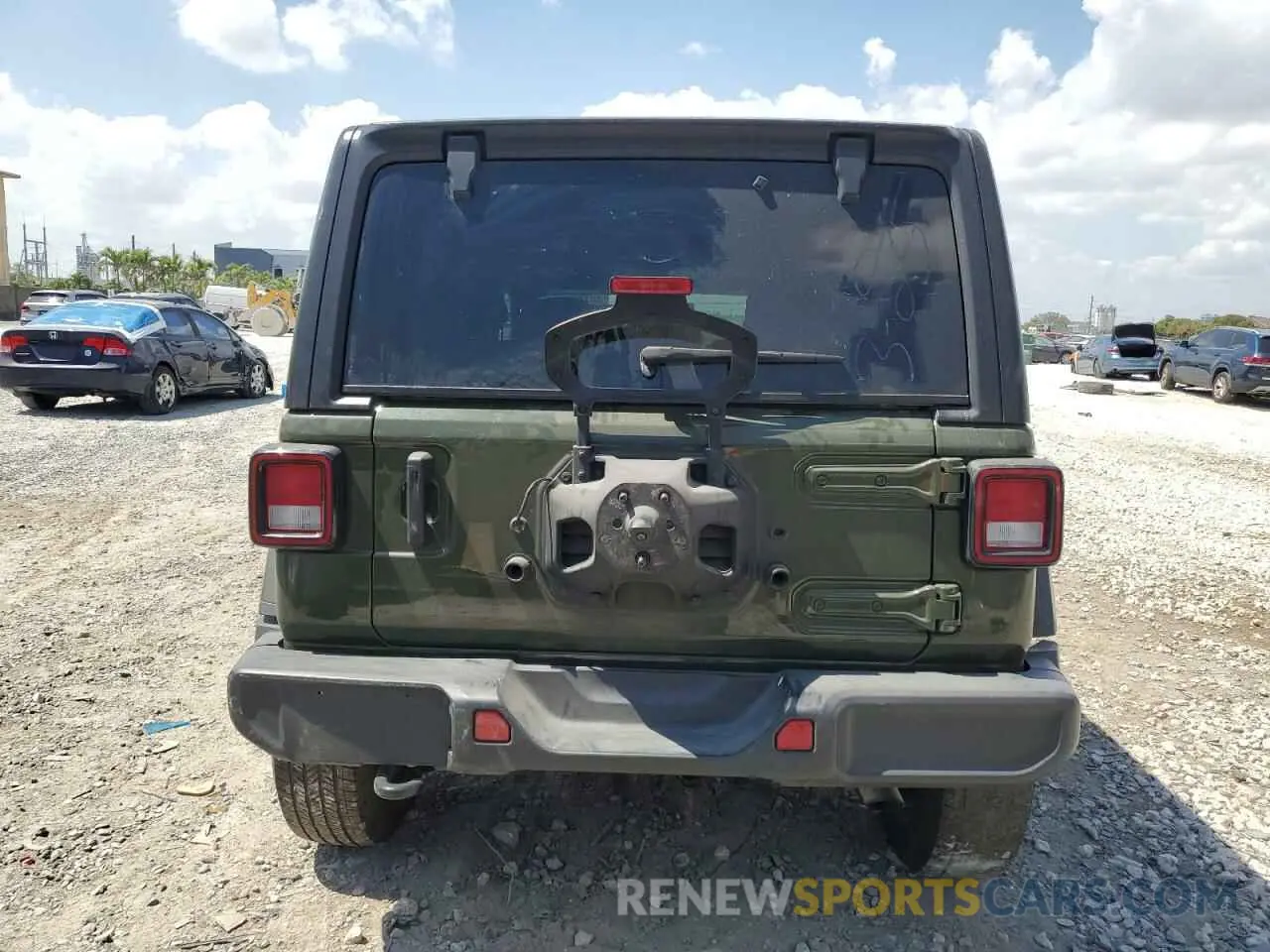 6 Фотография поврежденного автомобиля 1C4HJXEN3NW242458 JEEP WRANGLER 2022