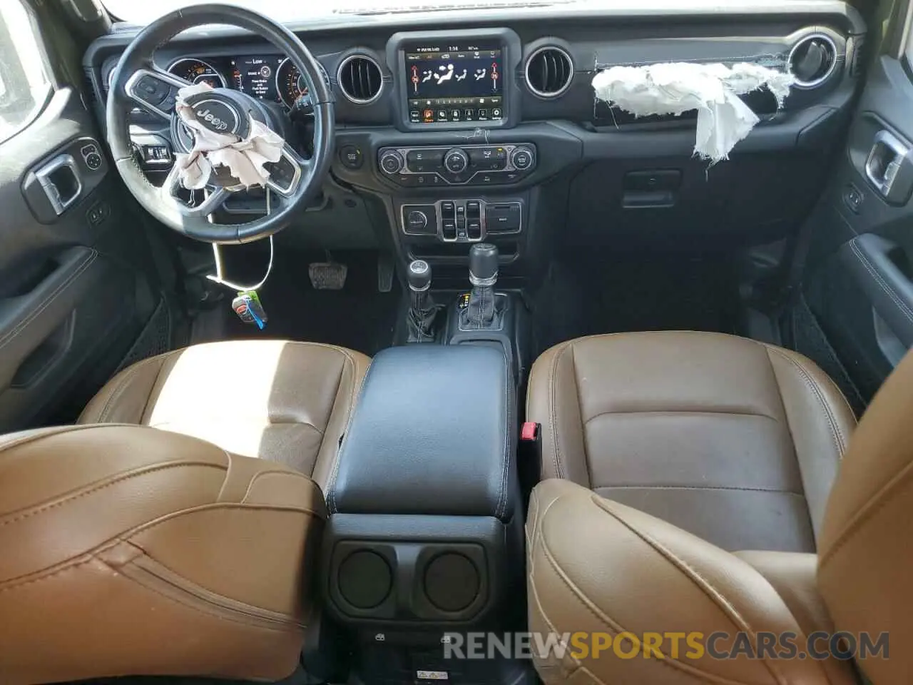 8 Фотография поврежденного автомобиля 1C4HJXEN3NW242458 JEEP WRANGLER 2022