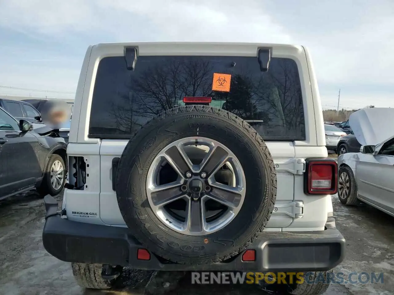 6 Photograph of a damaged car 1C4HJXEN4NW254182 JEEP WRANGLER 2022