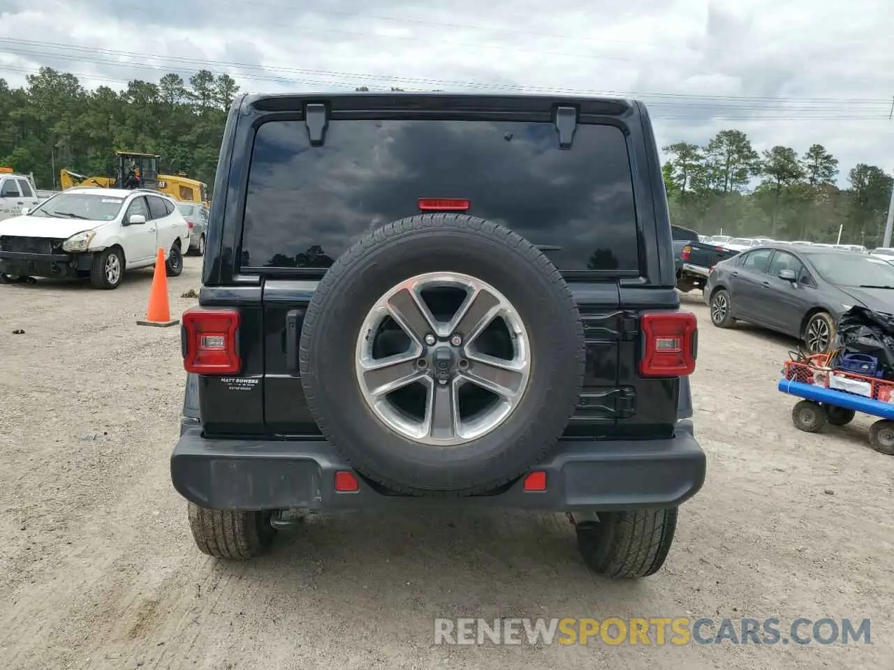 6 Photograph of a damaged car 1C4HJXEN8NW249650 JEEP WRANGLER 2022
