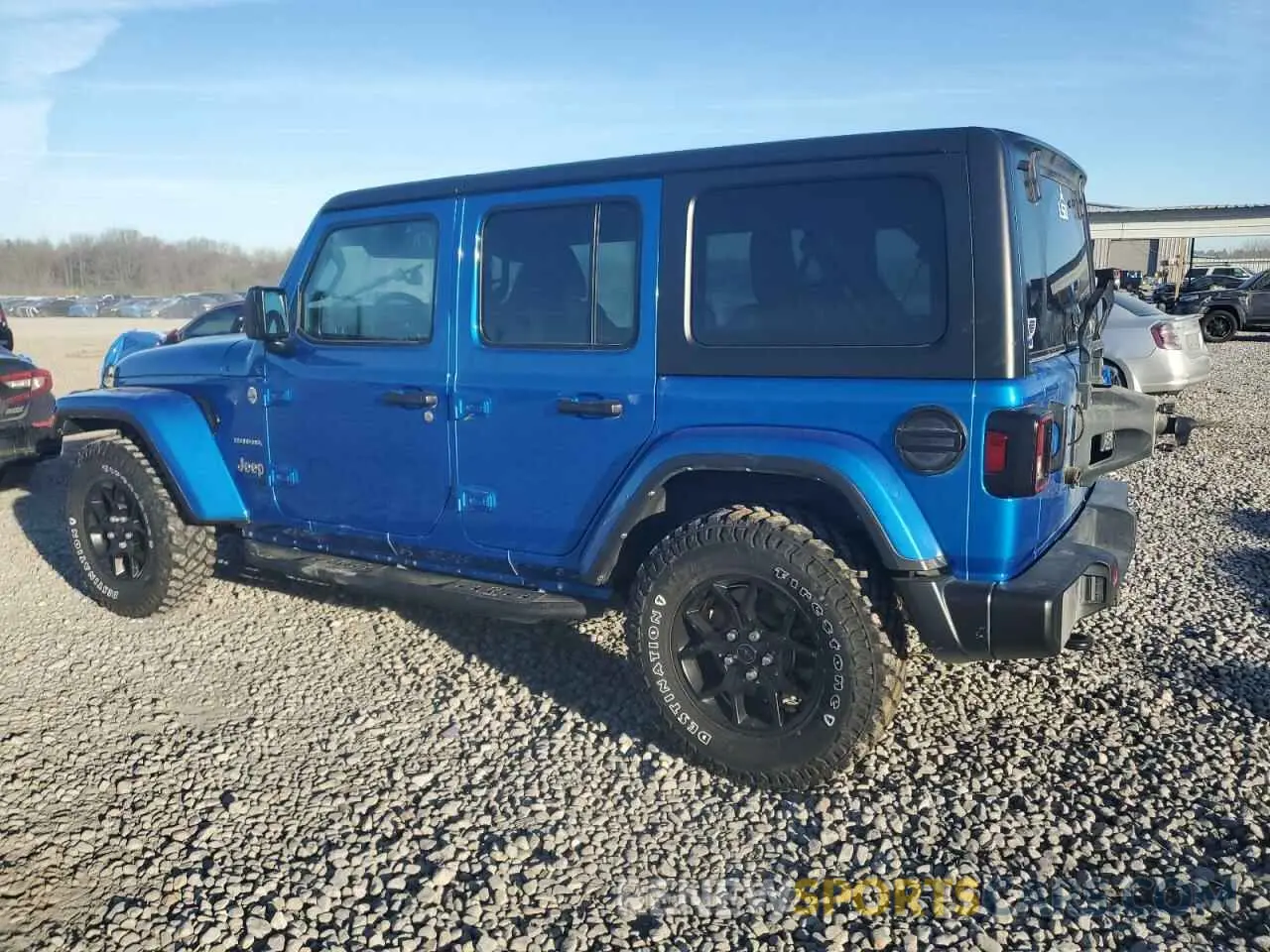 2 Photograph of a damaged car 1C4HJXEN8NW262480 JEEP WRANGLER 2022