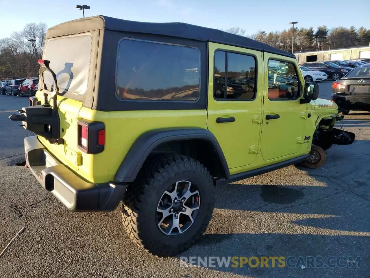 3 Фотография поврежденного автомобиля 1C4HJXFN4NW244038 JEEP WRANGLER 2022