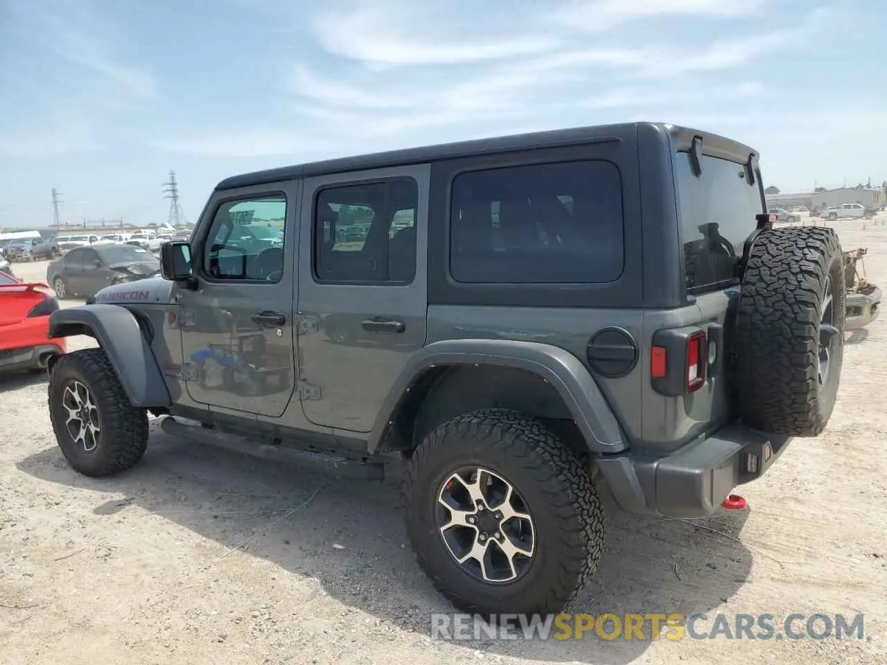 2 Photograph of a damaged car 1C4HJXFN6NW166278 JEEP WRANGLER 2022