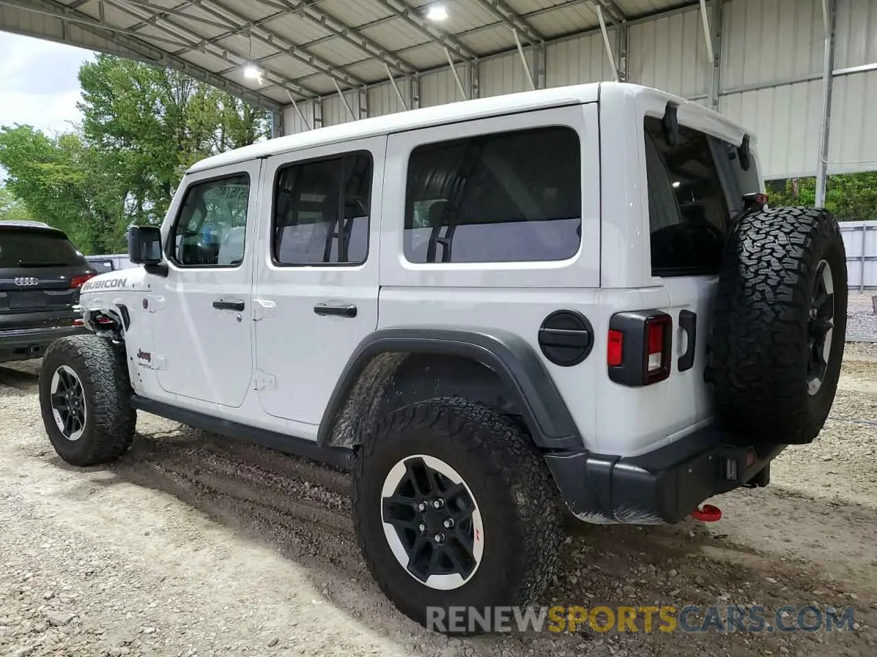 2 Photograph of a damaged car 1C4HJXFN8NW129717 JEEP WRANGLER 2022