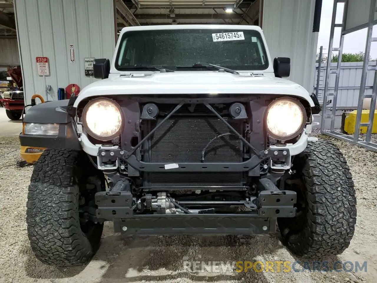 5 Photograph of a damaged car 1C4HJXFN8NW129717 JEEP WRANGLER 2022