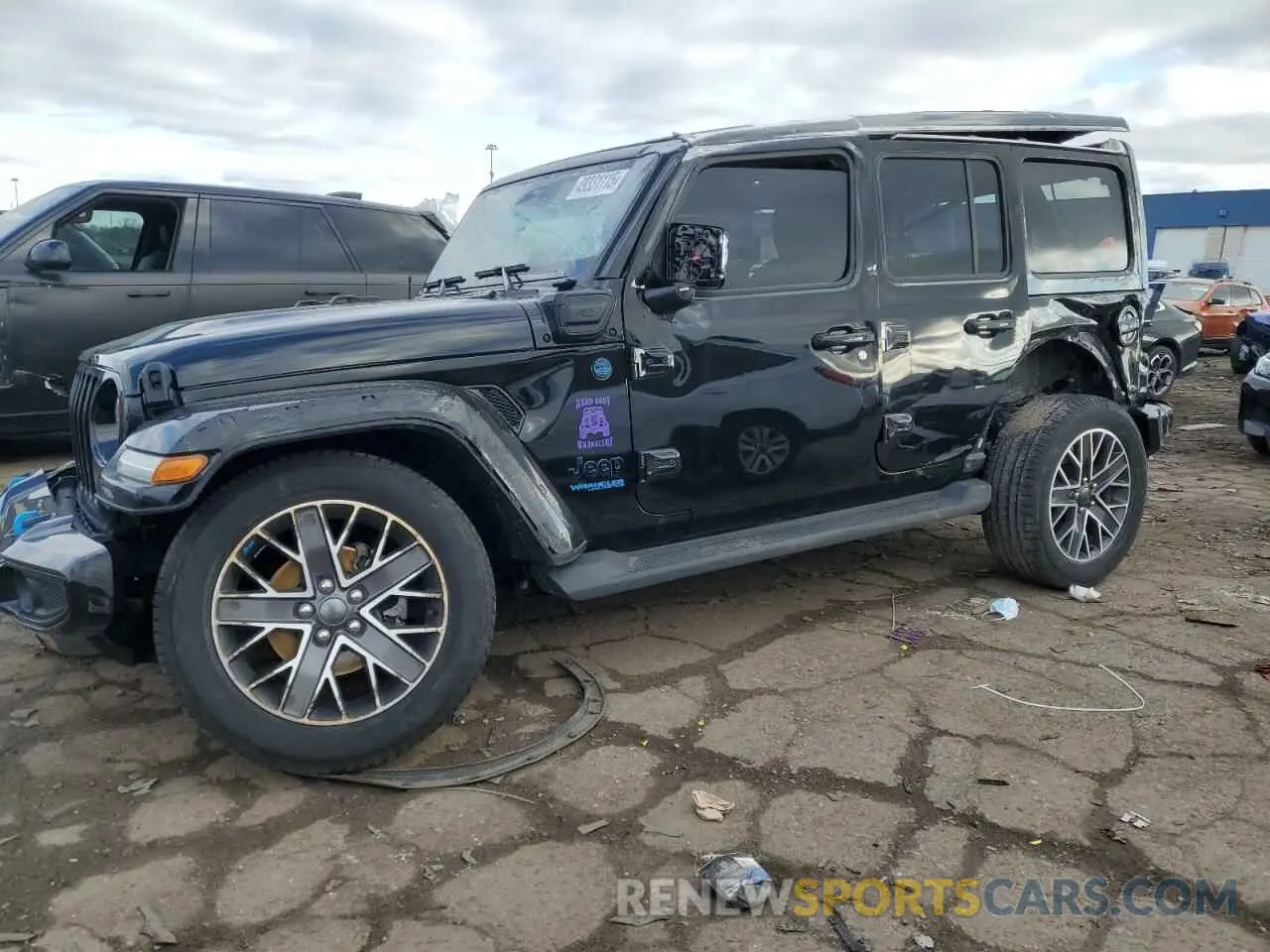1 Photograph of a damaged car 1C4JJXP60NW214074 JEEP WRANGLER 2022