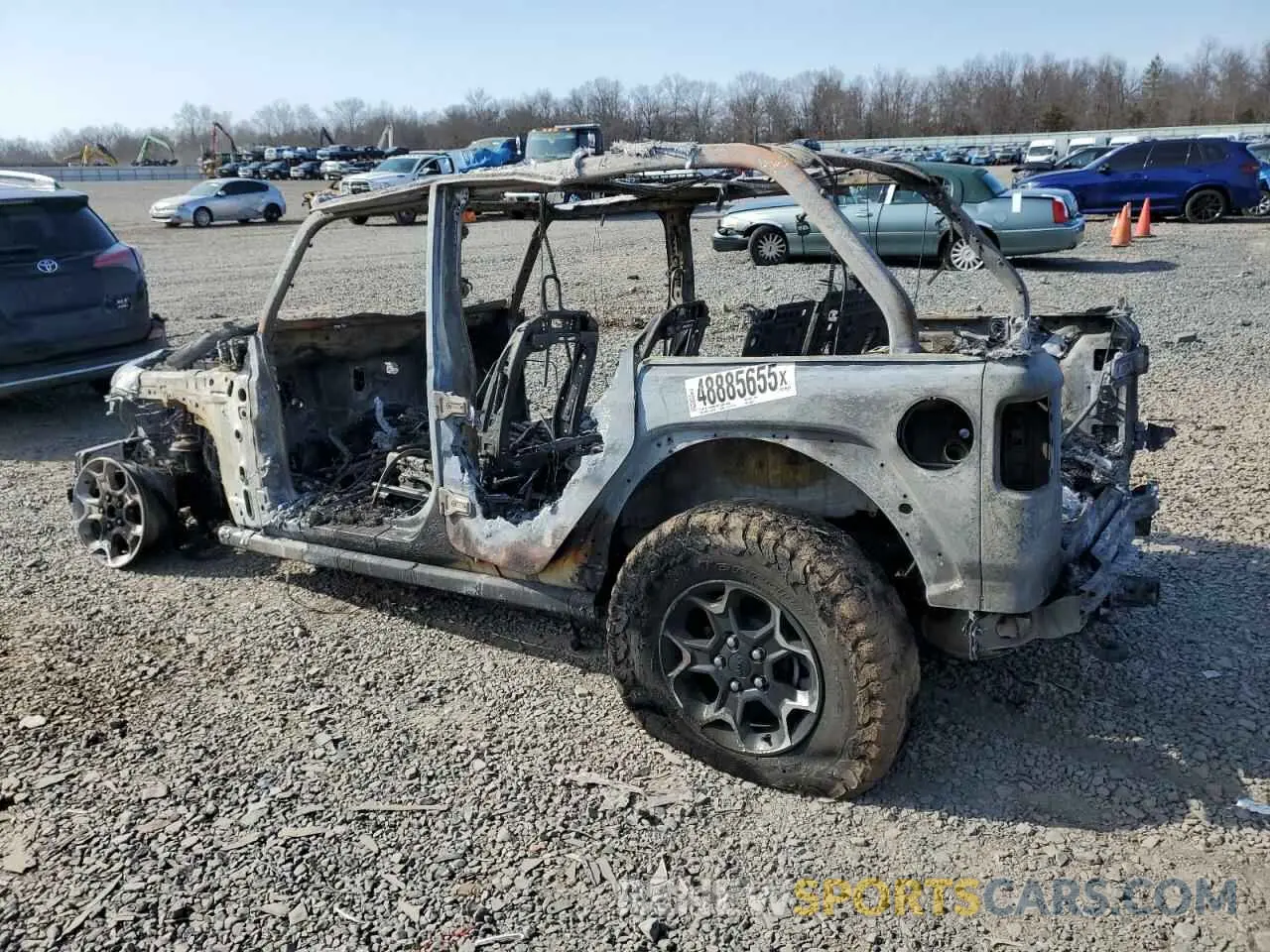 2 Фотография поврежденного автомобиля 1C4JJXR62NW153324 JEEP WRANGLER 2022