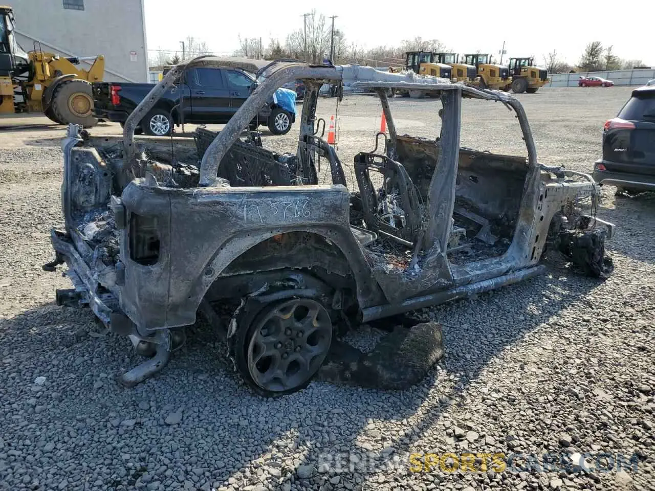 3 Фотография поврежденного автомобиля 1C4JJXR62NW153324 JEEP WRANGLER 2022