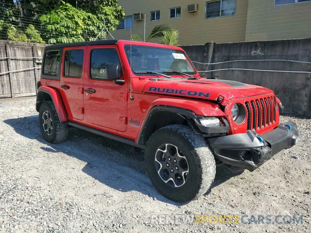 4 Photograph of a damaged car 1C4JJXR63NW187448 JEEP WRANGLER 2022