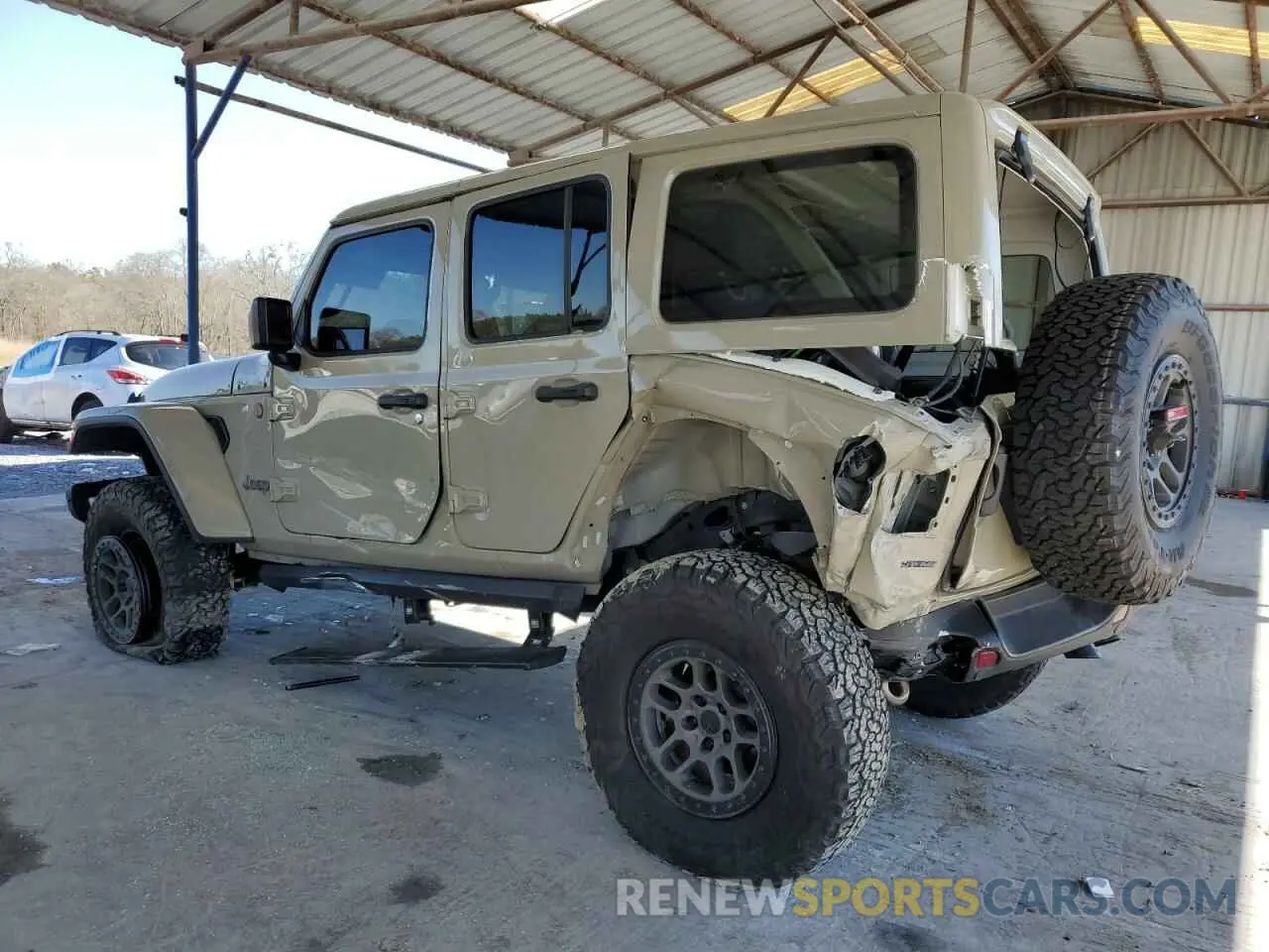 2 Photograph of a damaged car 1C4JJXSJ5NW260527 JEEP WRANGLER 2022