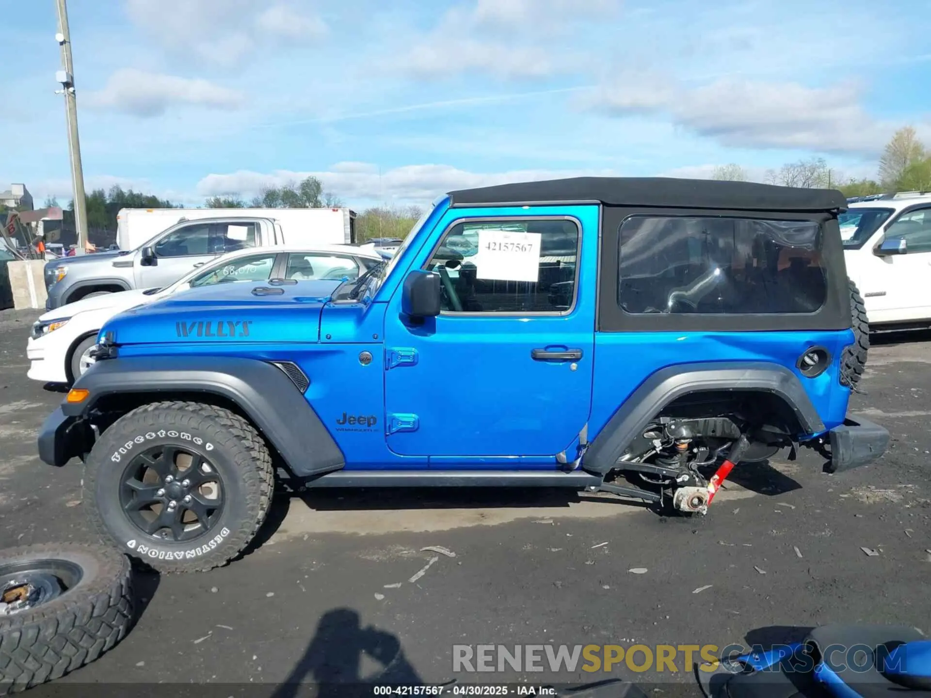 14 Photograph of a damaged car 1C4GJXAG1PW643061 JEEP WRANGLER 2023