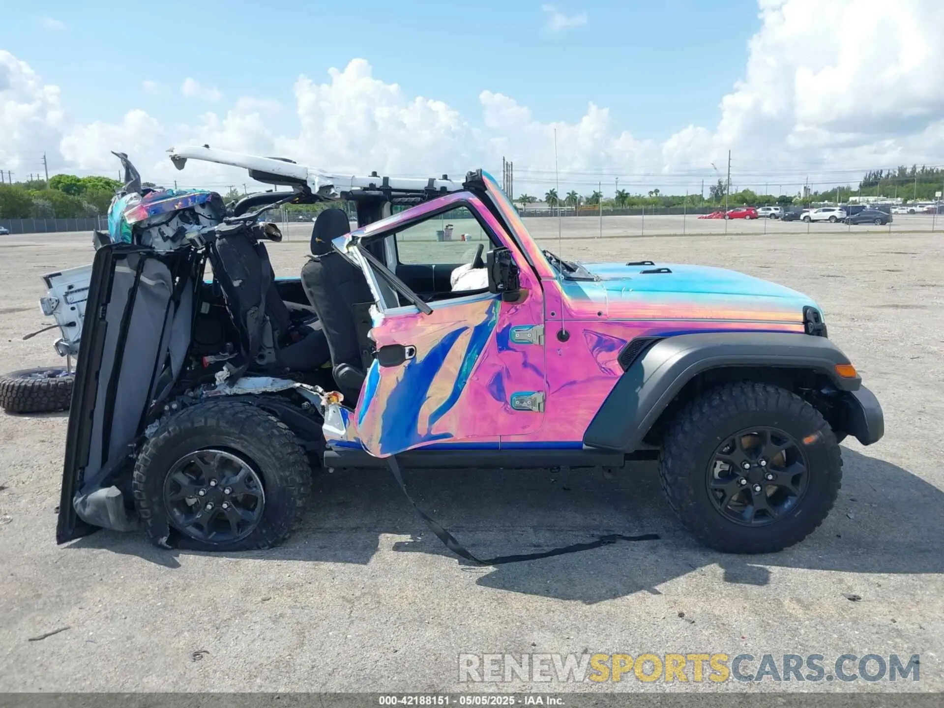 13 Фотография поврежденного автомобиля 1C4GJXAGXPW643009 JEEP WRANGLER 2023