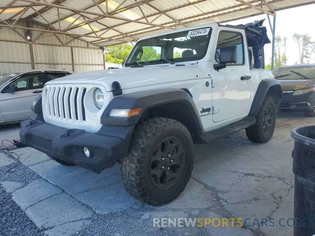 1 Фотография поврежденного автомобиля 1C4GJXAN2PW518990 JEEP WRANGLER 2023