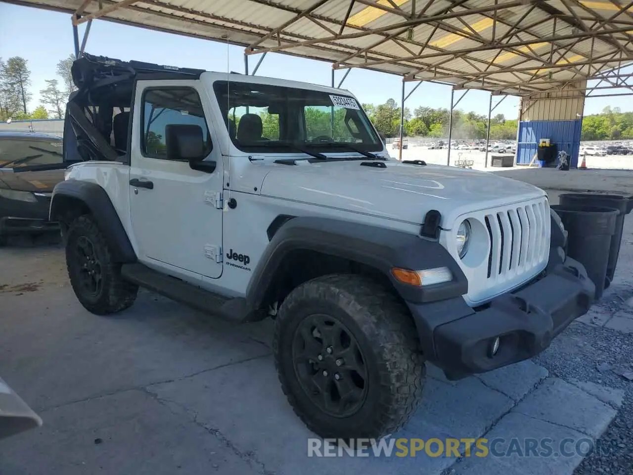 4 Фотография поврежденного автомобиля 1C4GJXAN2PW518990 JEEP WRANGLER 2023