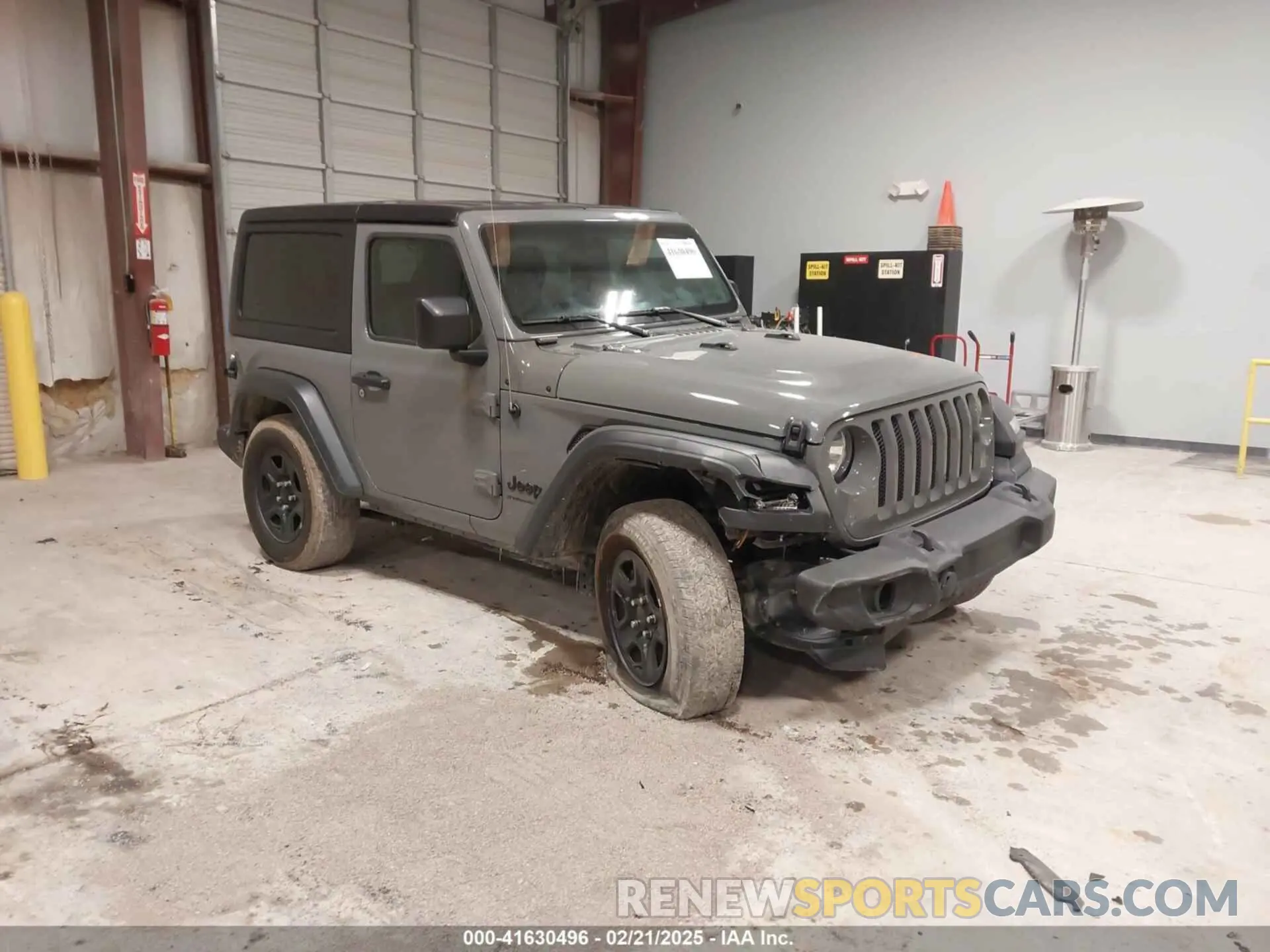 1 Photograph of a damaged car 1C4GJXAN2PW680439 JEEP WRANGLER 2023