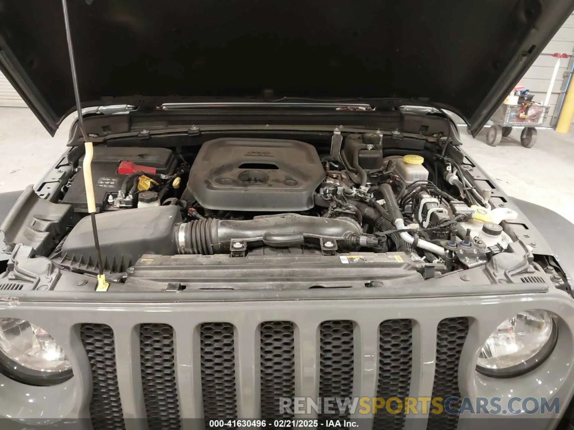 10 Photograph of a damaged car 1C4GJXAN2PW680439 JEEP WRANGLER 2023