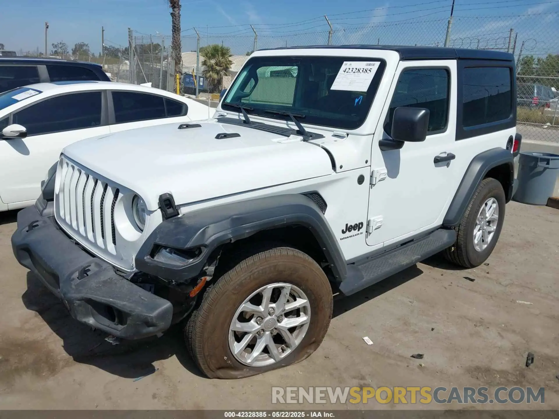2 Photograph of a damaged car 1C4GJXAN4PW656756 JEEP WRANGLER 2023