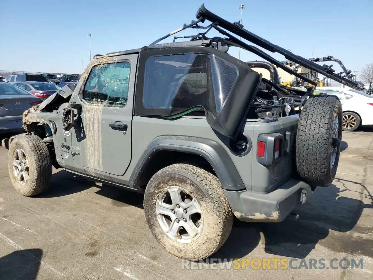 2 Фотография поврежденного автомобиля 1C4GJXANXPW609778 JEEP WRANGLER 2023
