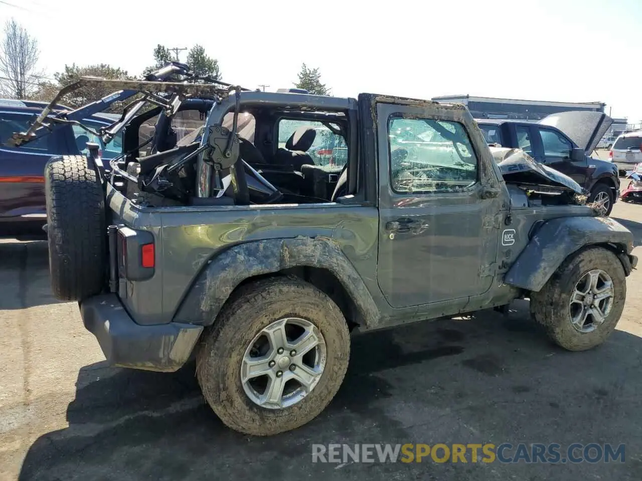 3 Фотография поврежденного автомобиля 1C4GJXANXPW609778 JEEP WRANGLER 2023