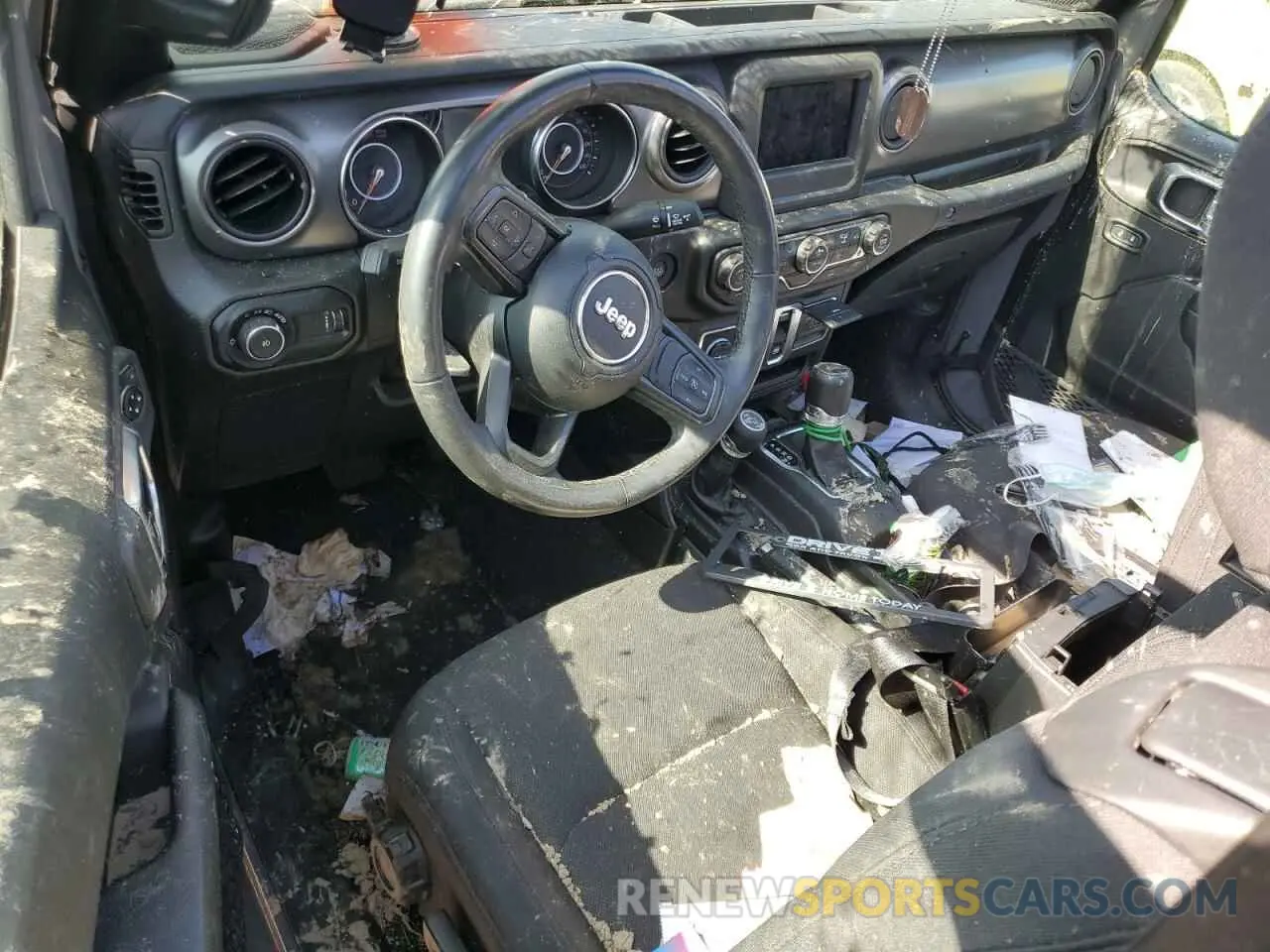 8 Фотография поврежденного автомобиля 1C4GJXANXPW609778 JEEP WRANGLER 2023