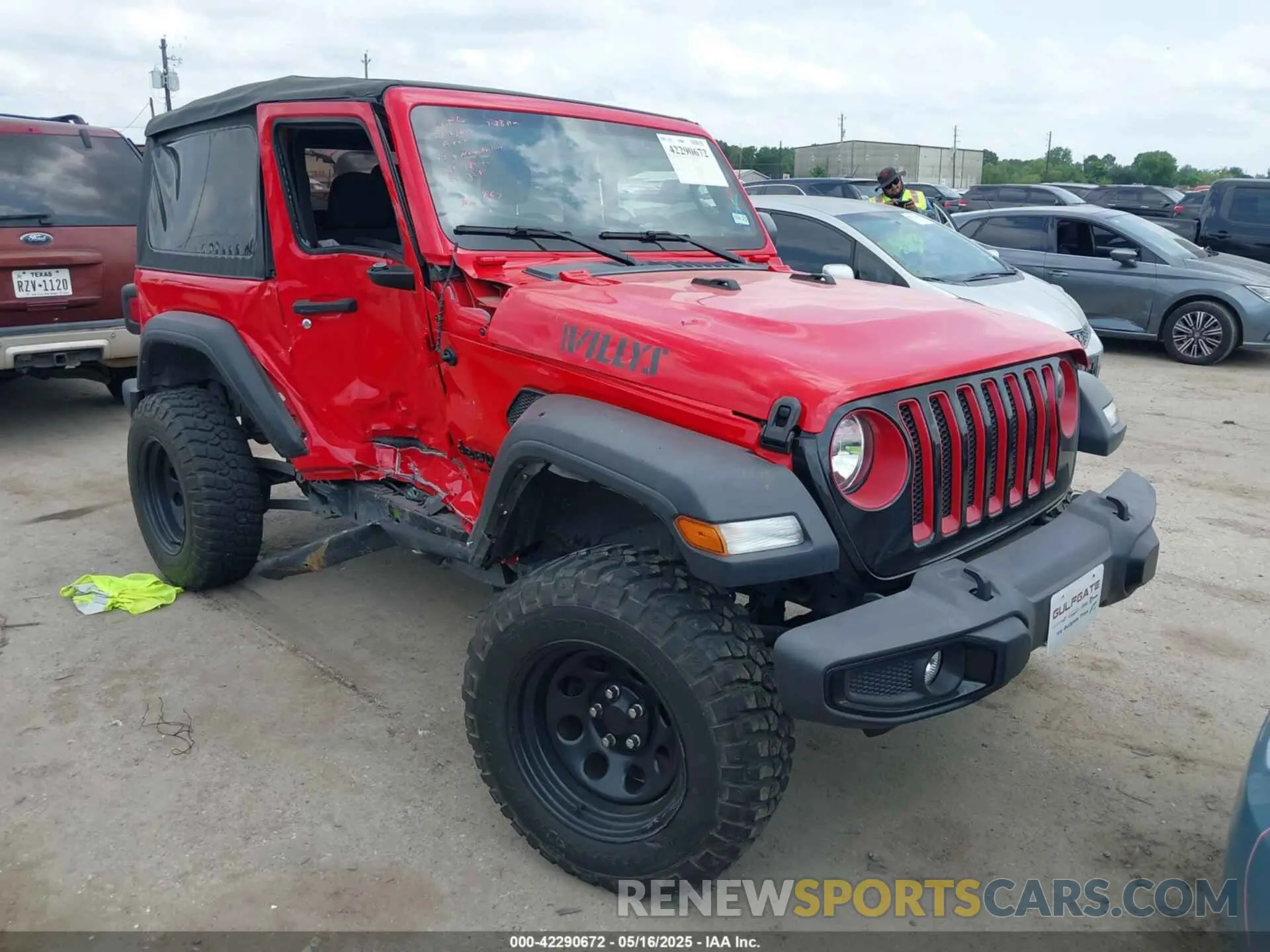 1 Фотография поврежденного автомобиля 1C4GJXANXPW664733 JEEP WRANGLER 2023