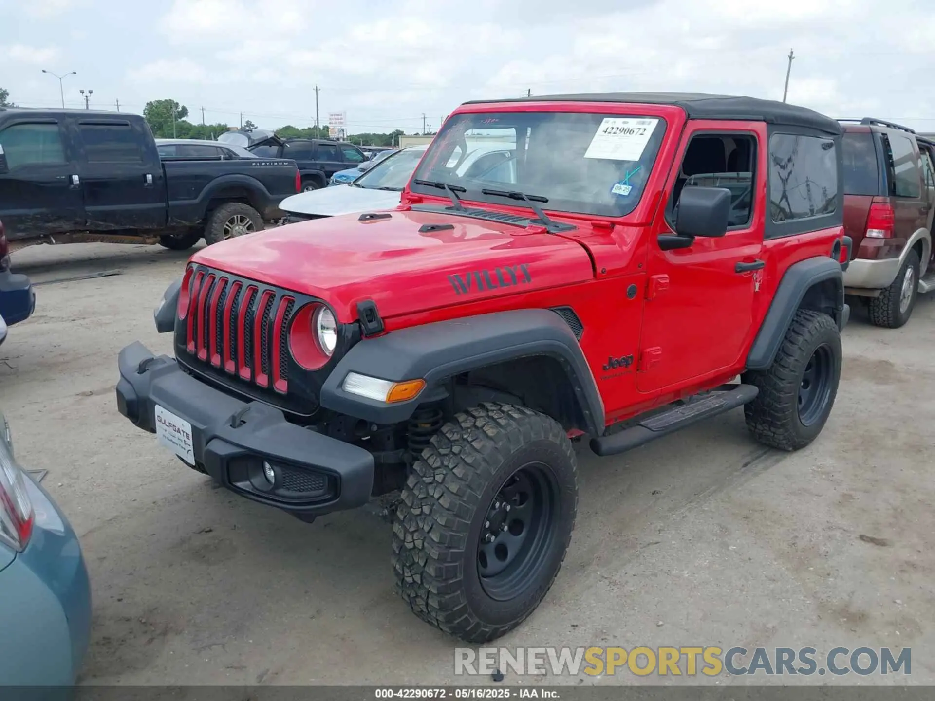 2 Фотография поврежденного автомобиля 1C4GJXANXPW664733 JEEP WRANGLER 2023