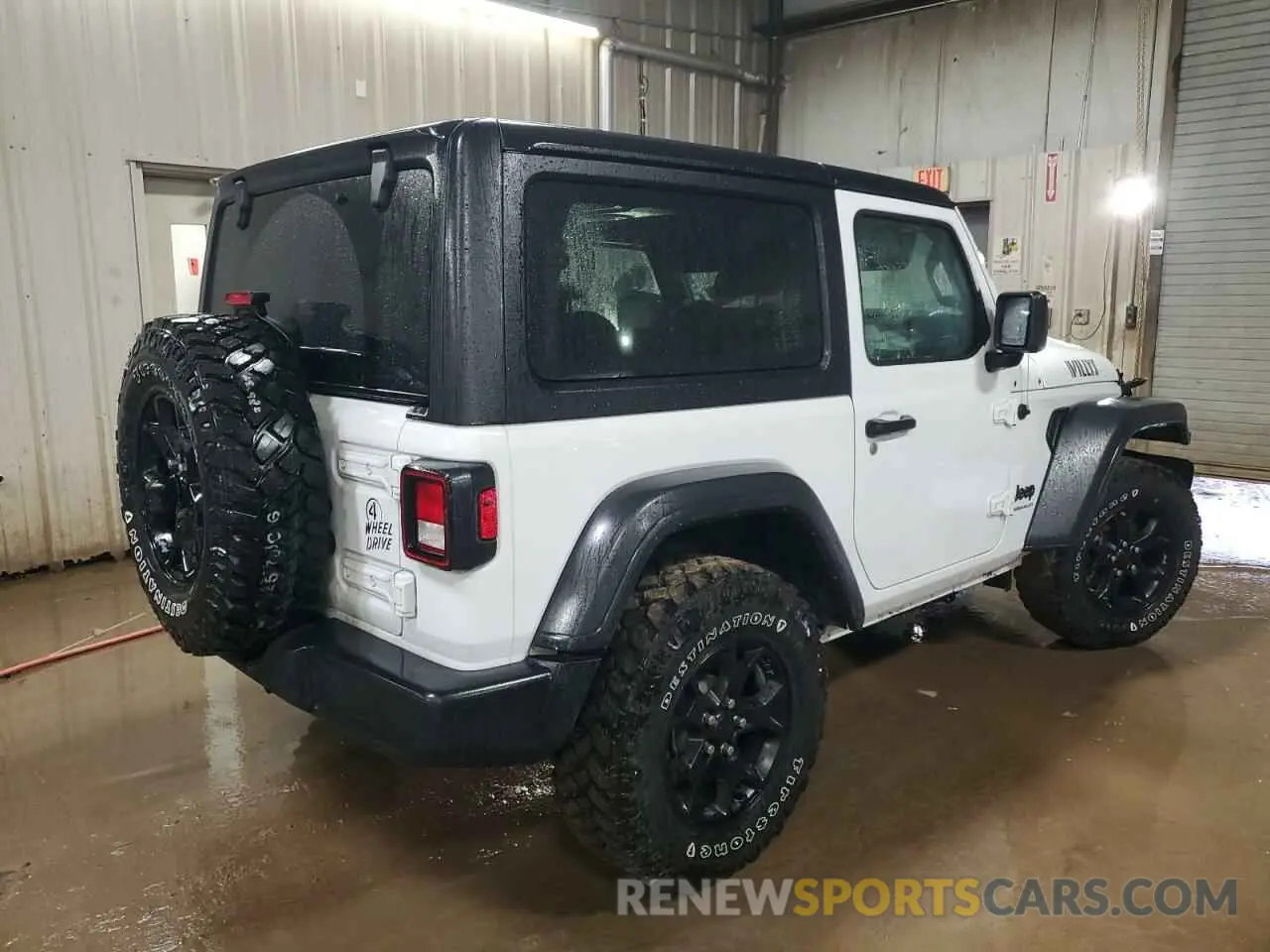 3 Photograph of a damaged car 1C4HJXAG1PW533390 JEEP WRANGLER 2023