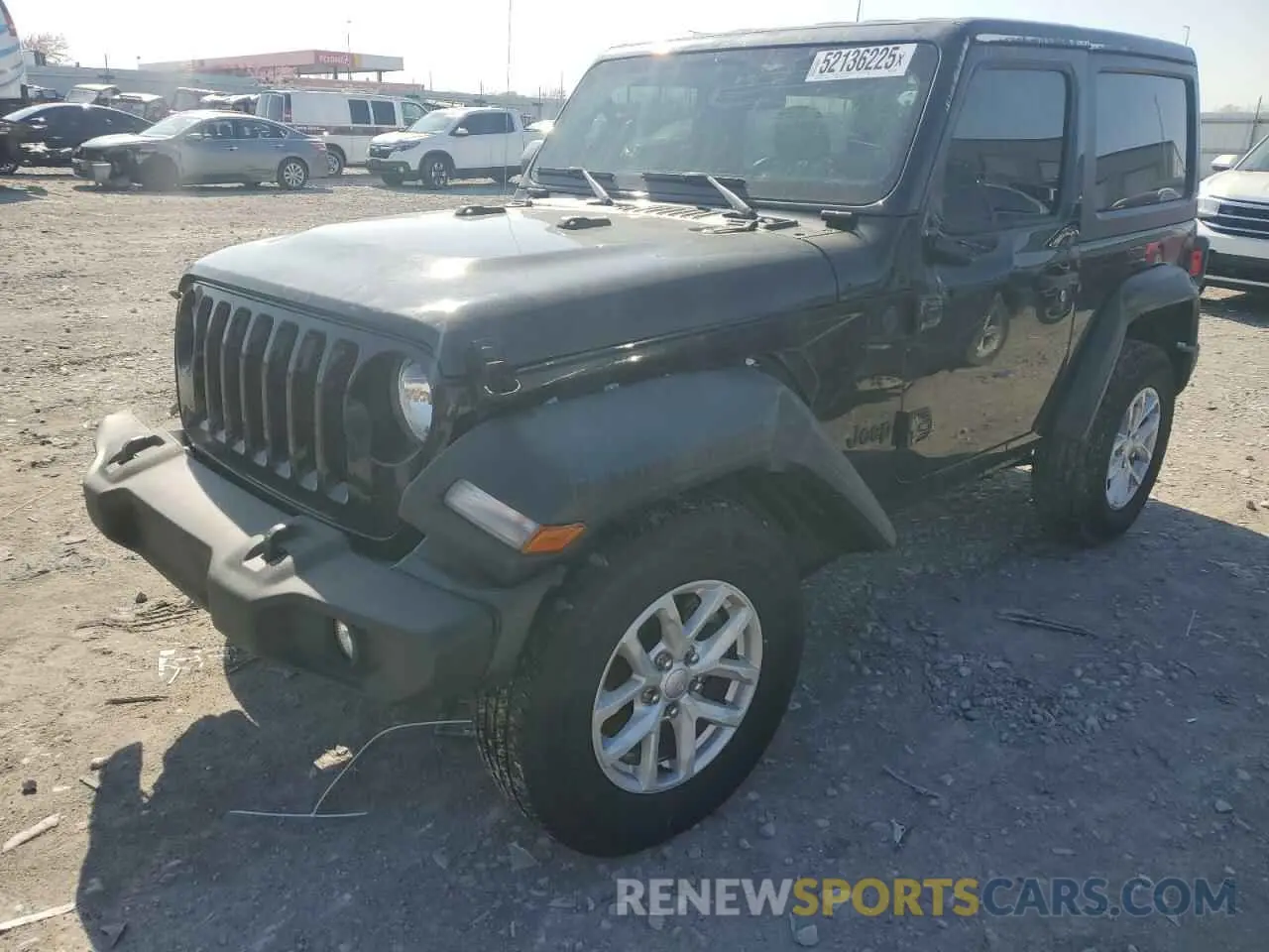 1 Photograph of a damaged car 1C4HJXAG2PW677952 JEEP WRANGLER 2023