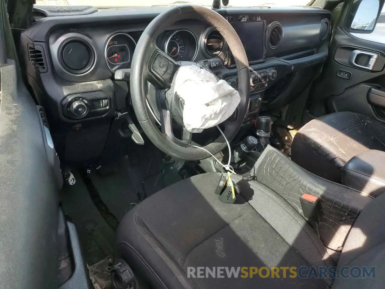 8 Photograph of a damaged car 1C4HJXAG3PW549980 JEEP WRANGLER 2023