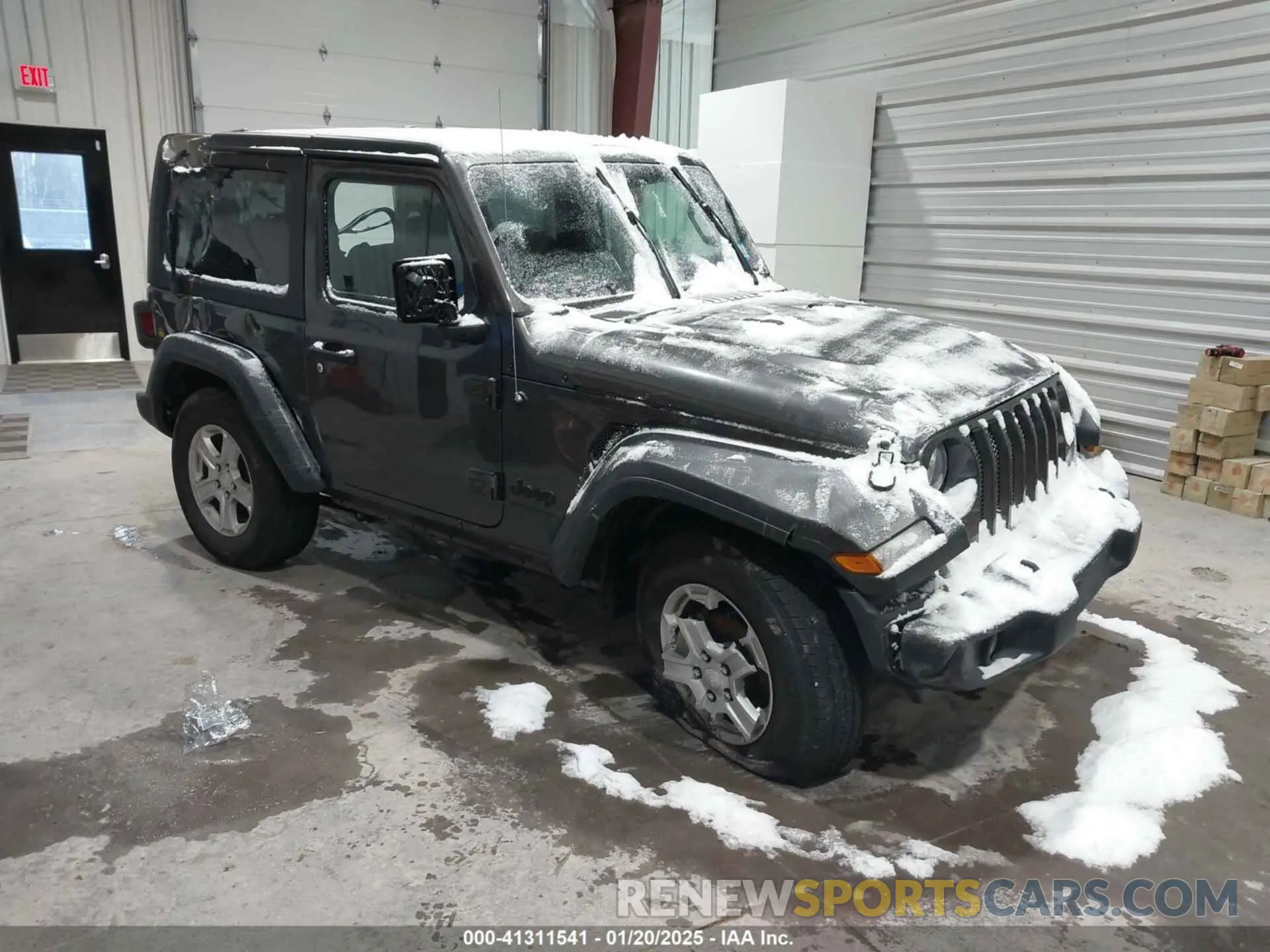 1 Photograph of a damaged car 1C4HJXAG7PW545527 JEEP WRANGLER 2023