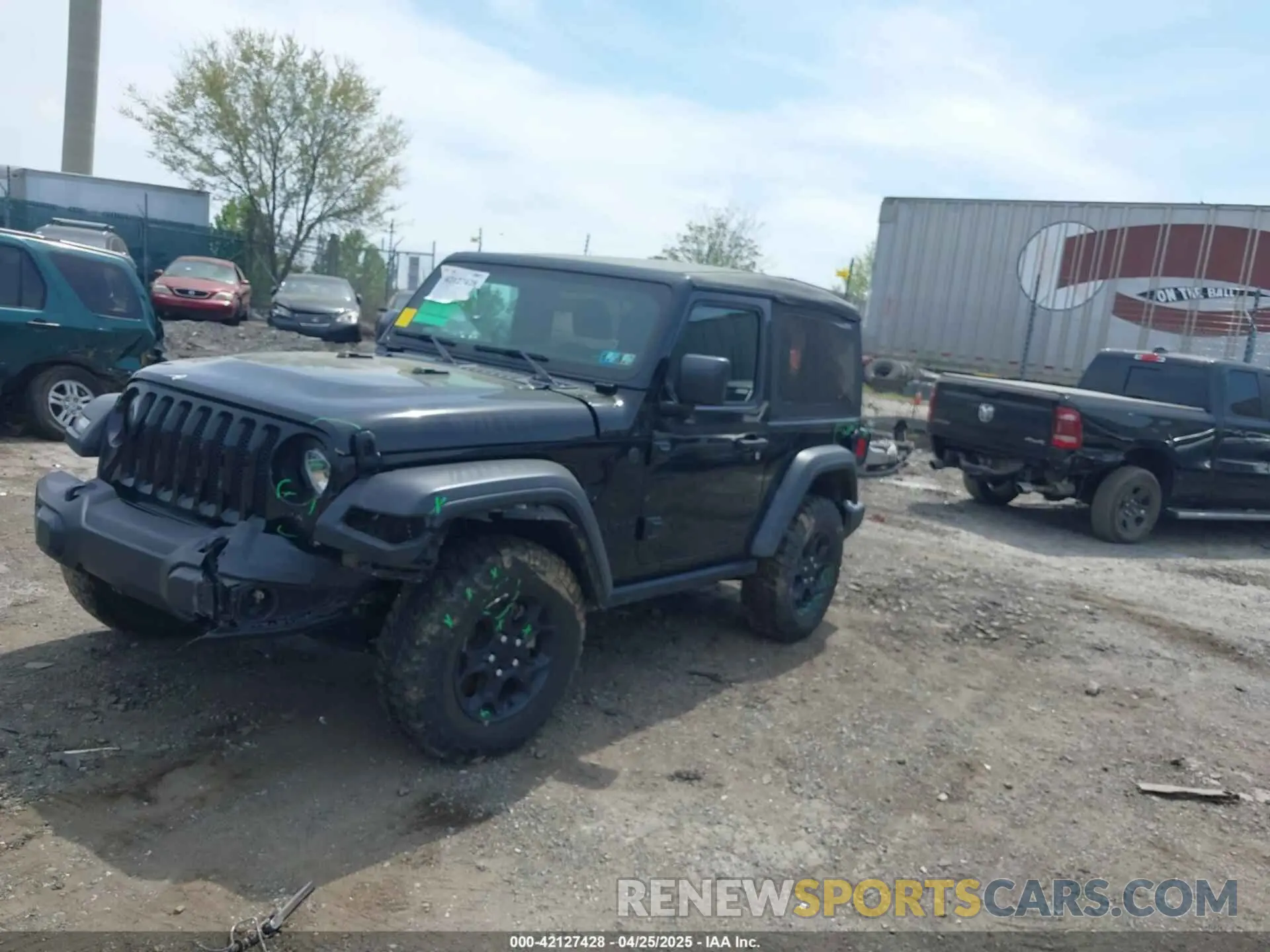 2 Photograph of a damaged car 1C4HJXAG9PW674630 JEEP WRANGLER 2023