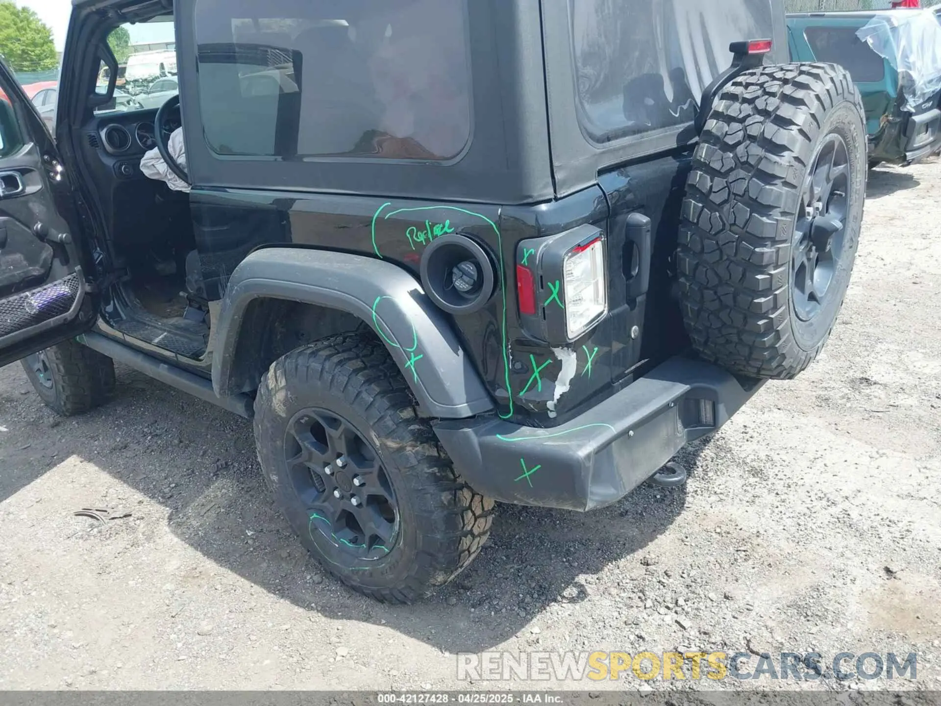 22 Photograph of a damaged car 1C4HJXAG9PW674630 JEEP WRANGLER 2023