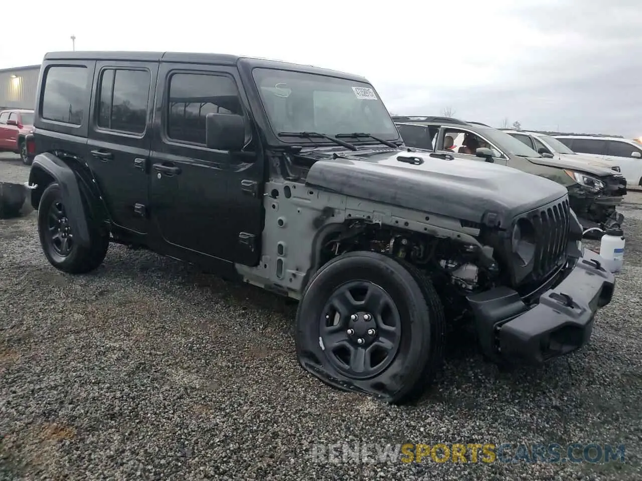 4 Фотография поврежденного автомобиля 1C4HJXDG0PW626672 JEEP WRANGLER 2023