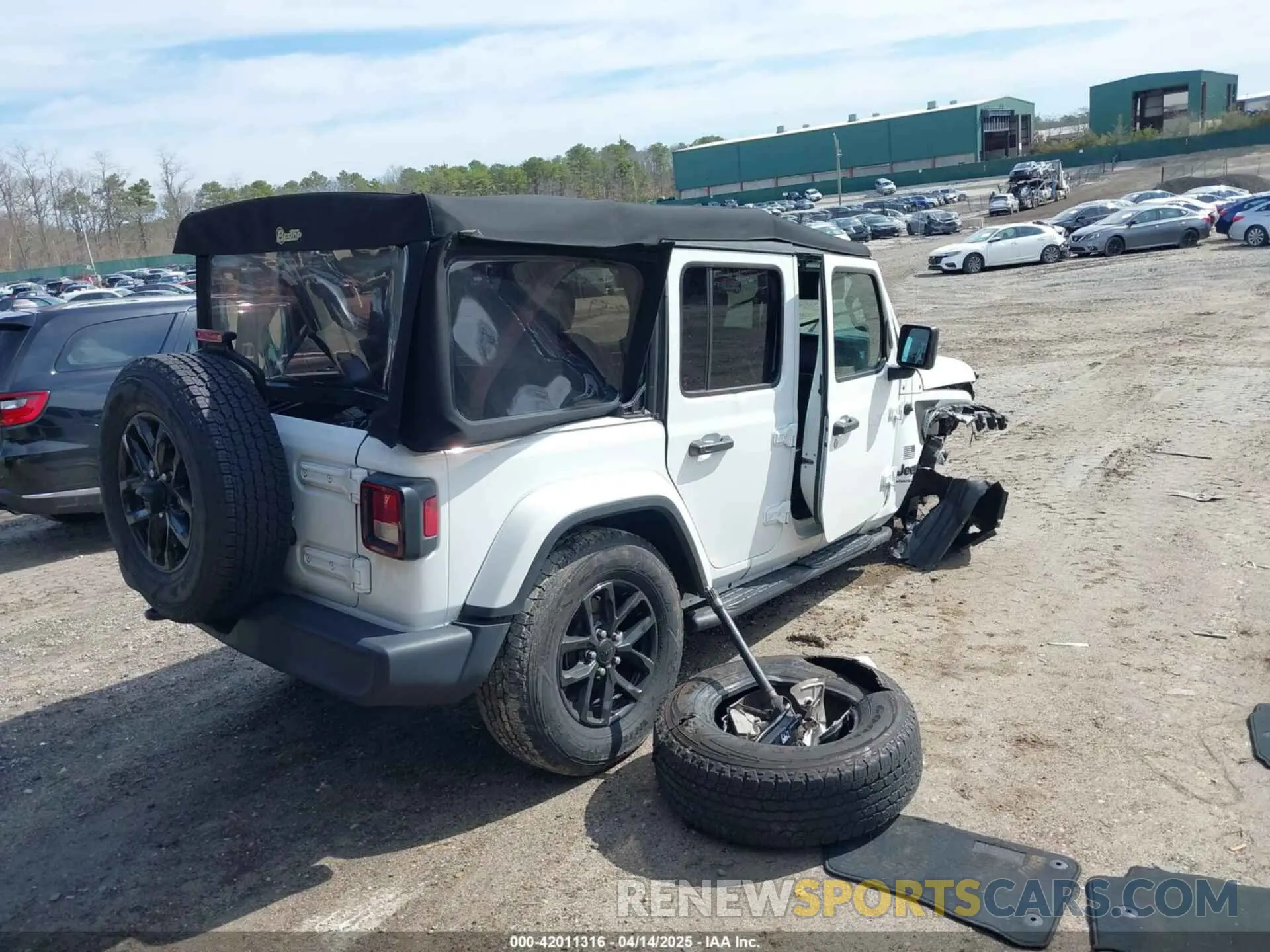 4 Фотография поврежденного автомобиля 1C4HJXDG1PW578230 JEEP WRANGLER 2023