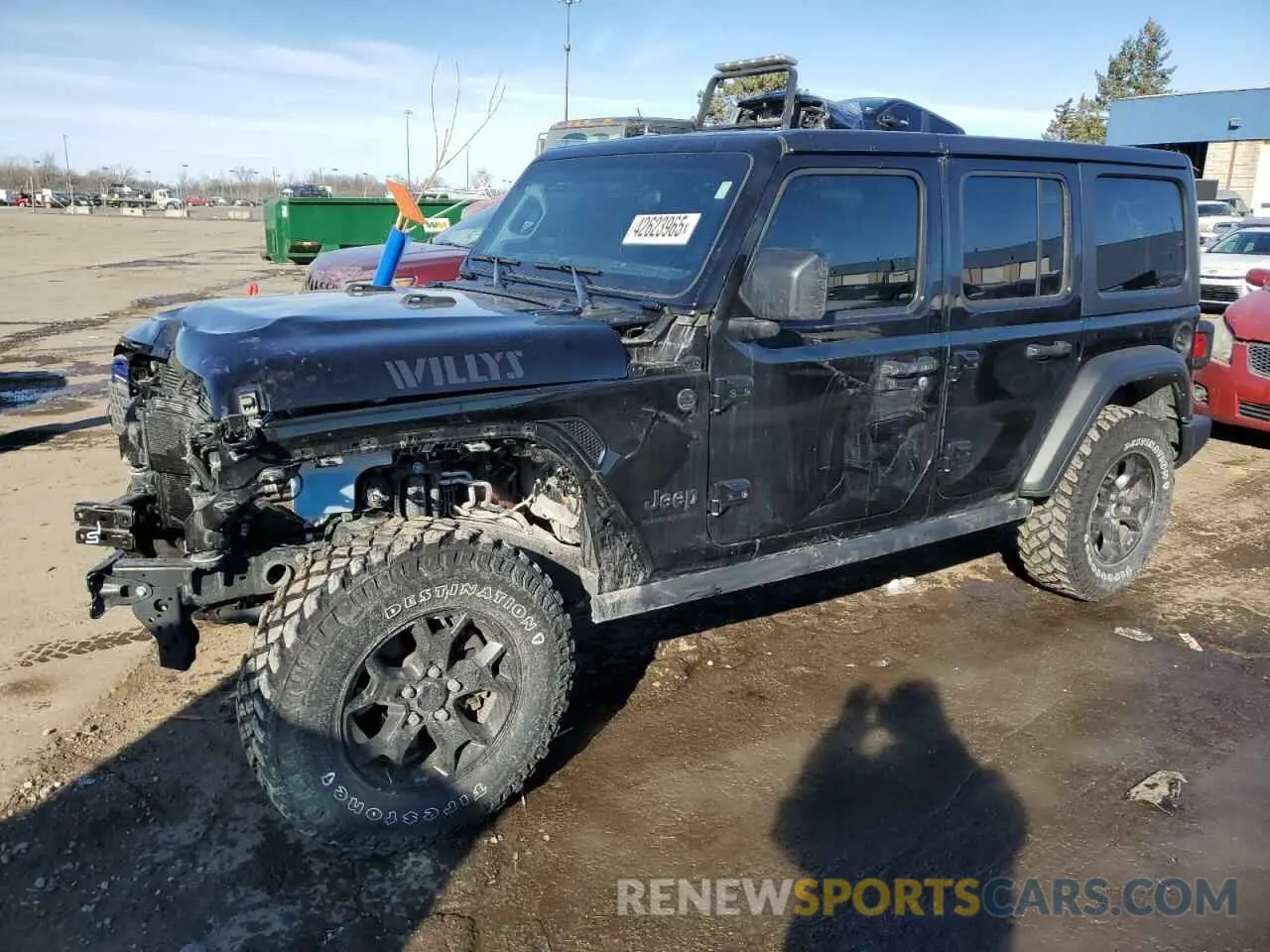 1 Фотография поврежденного автомобиля 1C4HJXDG2PW520109 JEEP WRANGLER 2023