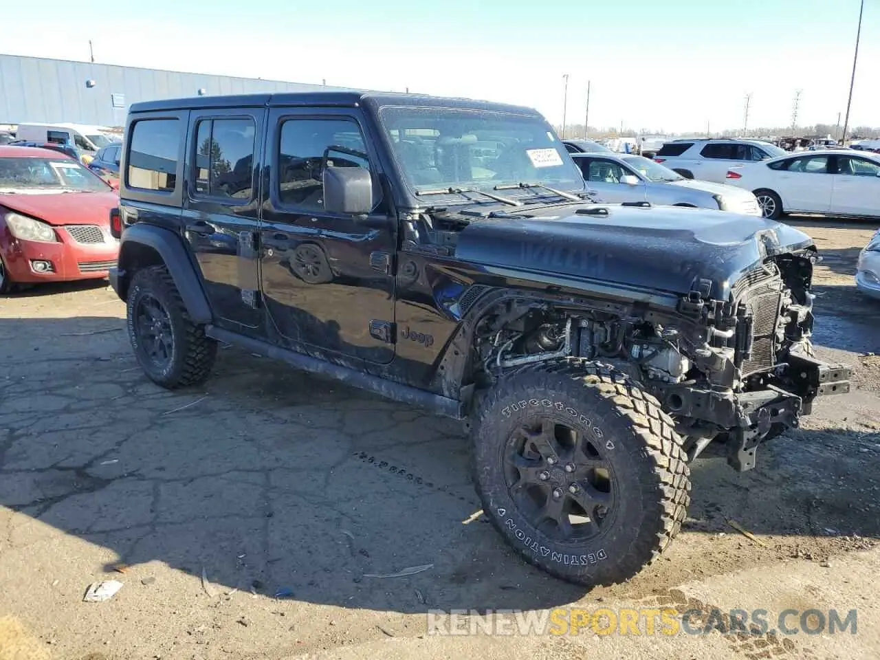 4 Фотография поврежденного автомобиля 1C4HJXDG2PW520109 JEEP WRANGLER 2023