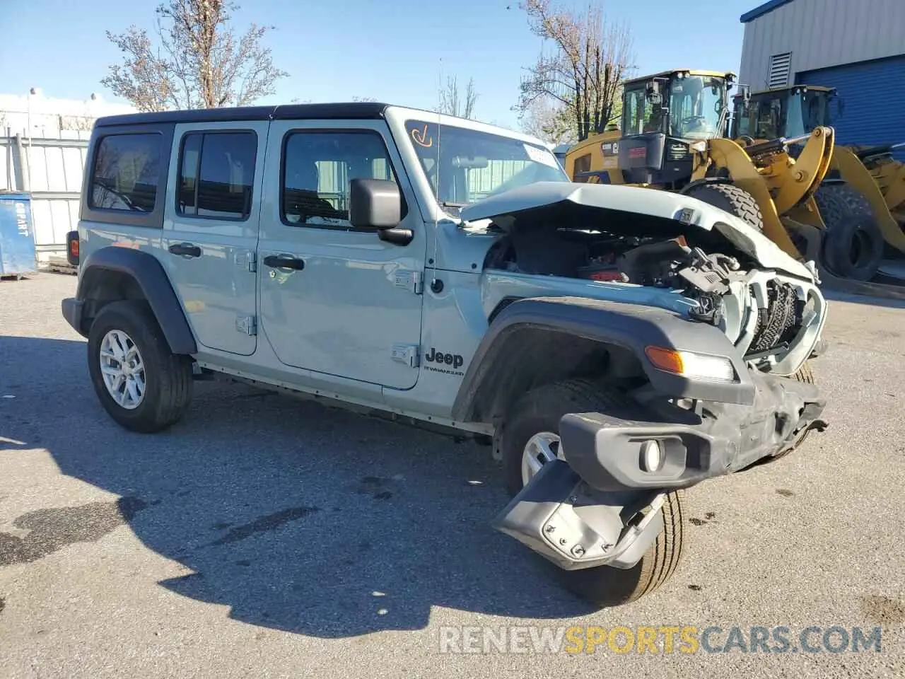 4 Photograph of a damaged car 1C4HJXDG5PW623797 JEEP WRANGLER 2023