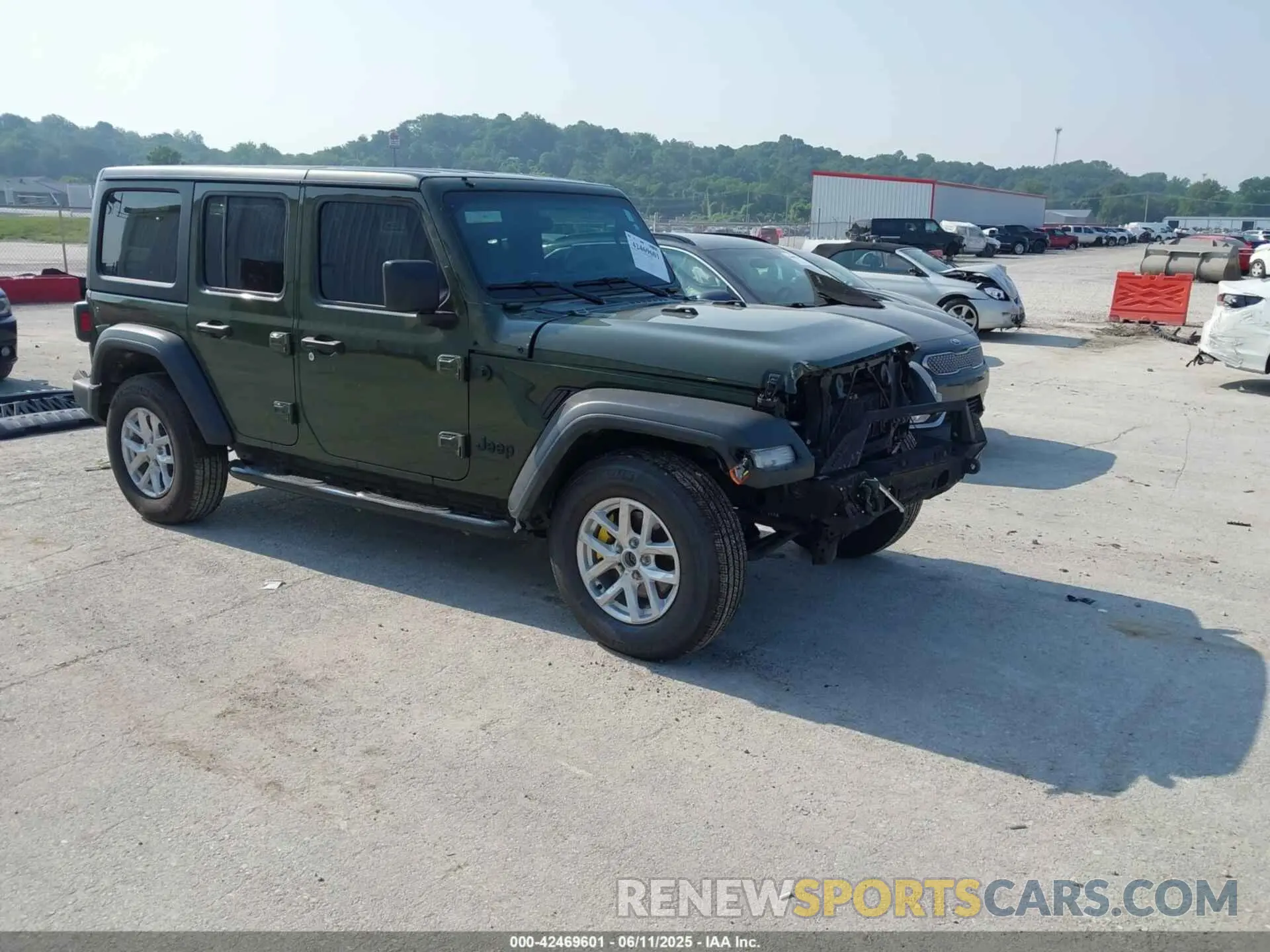 1 Photograph of a damaged car 1C4HJXDG7PW646627 JEEP WRANGLER 2023