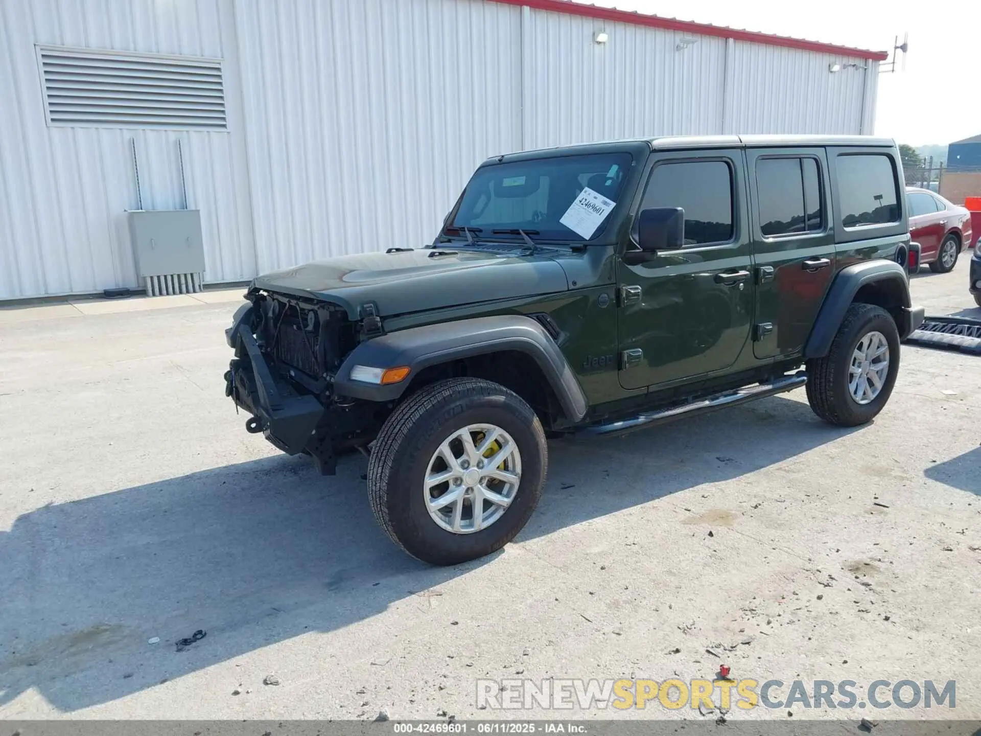 2 Photograph of a damaged car 1C4HJXDG7PW646627 JEEP WRANGLER 2023