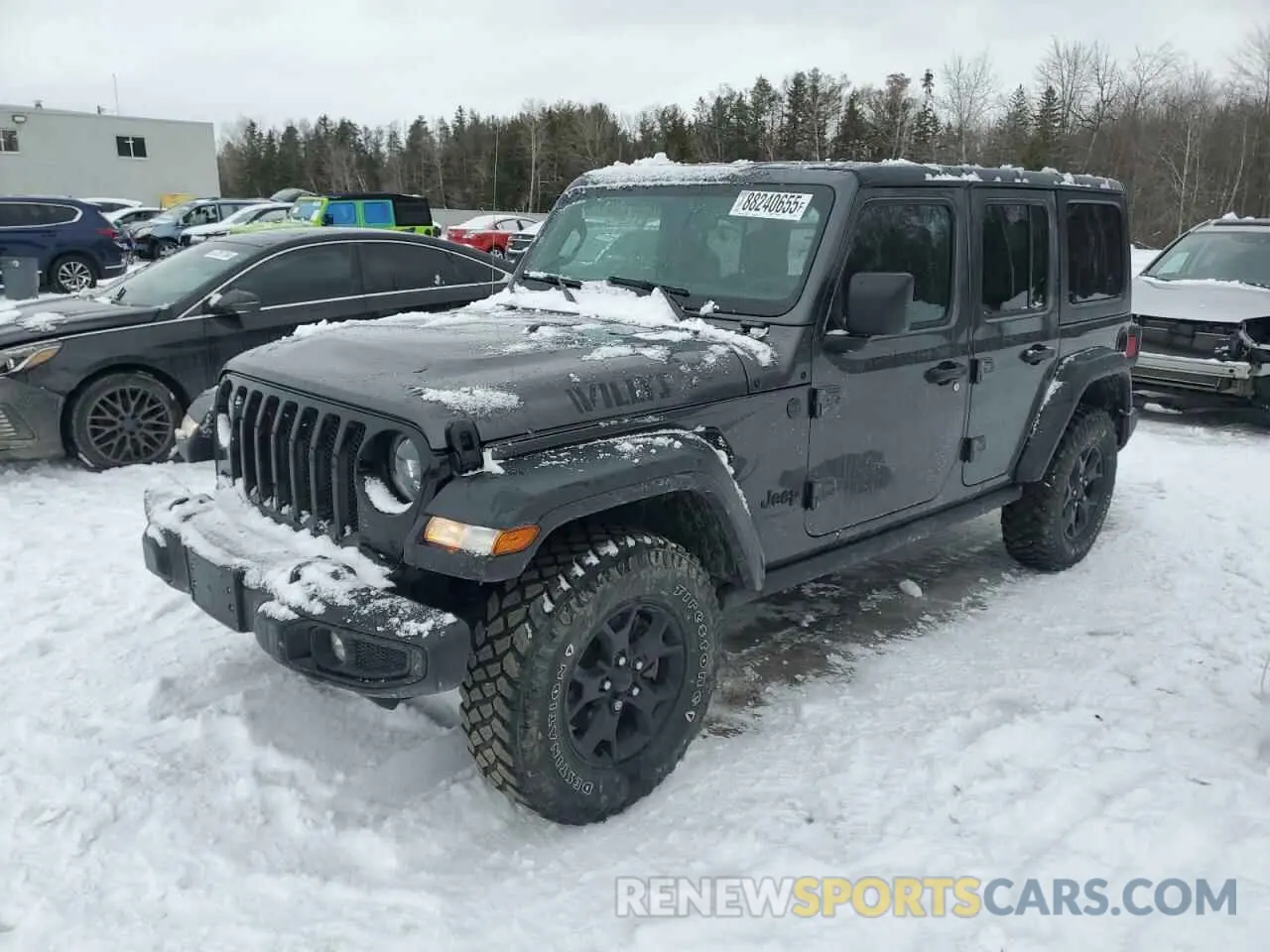 1 Photograph of a damaged car 1C4HJXDG9PW563264 JEEP WRANGLER 2023