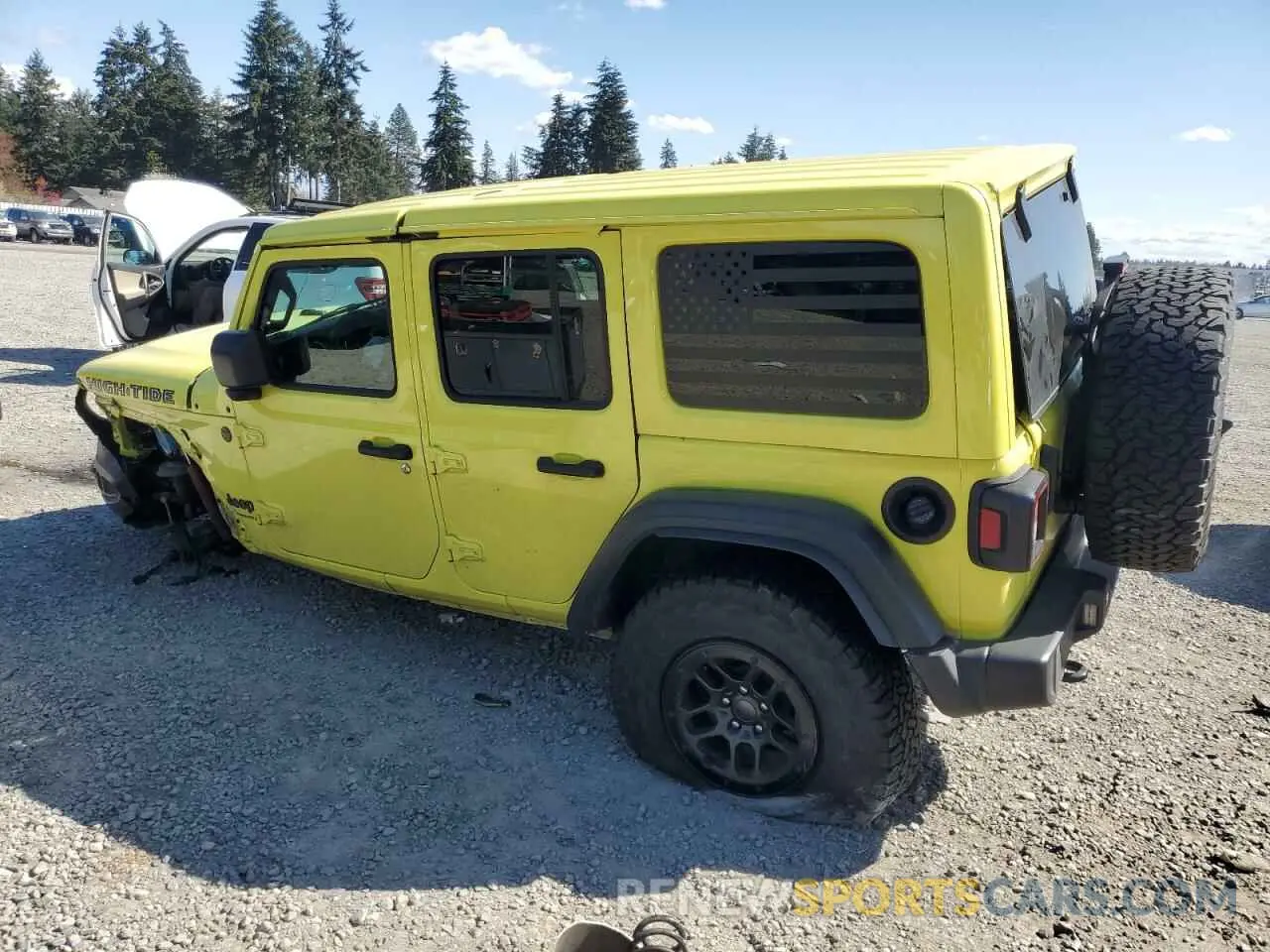 2 Фотография поврежденного автомобиля 1C4HJXDG9PW644040 JEEP WRANGLER 2023