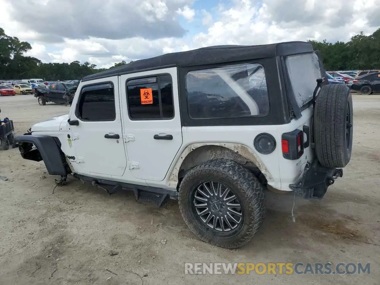 2 Photograph of a damaged car 1C4HJXDGXPW596127 JEEP WRANGLER 2023