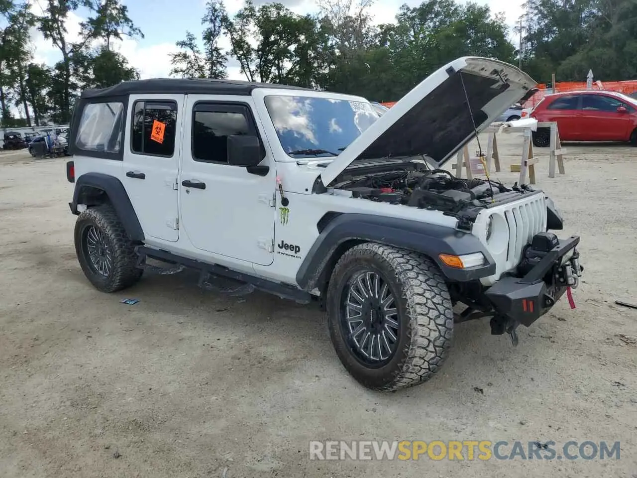 4 Photograph of a damaged car 1C4HJXDGXPW596127 JEEP WRANGLER 2023