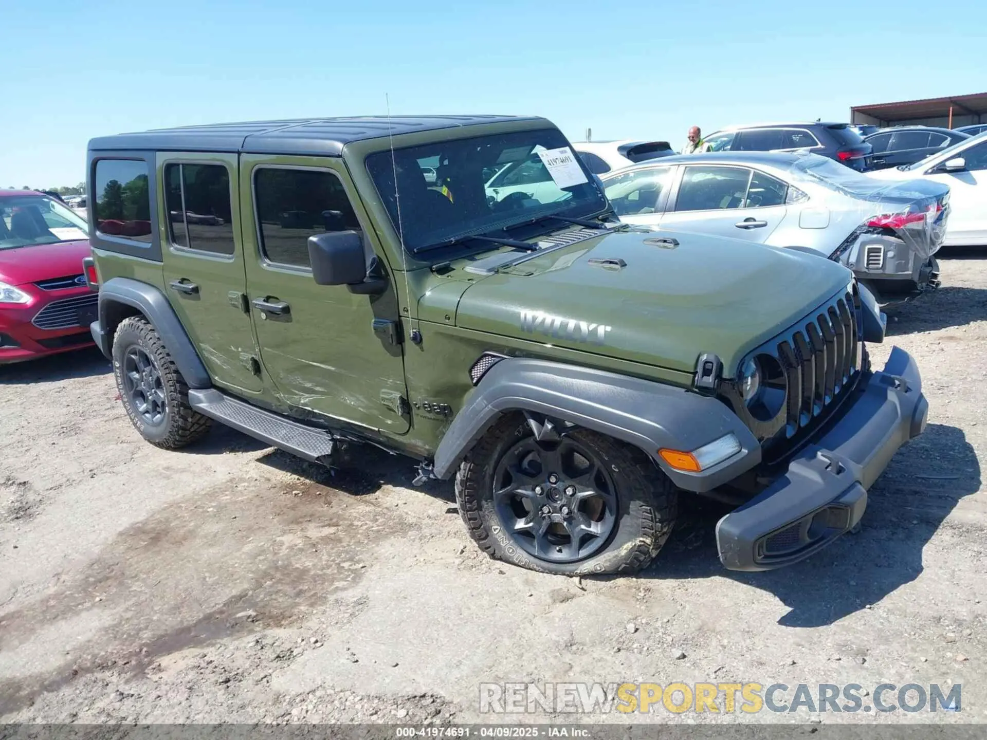 1 Photograph of a damaged car 1C4HJXDN0PW695795 JEEP WRANGLER 2023