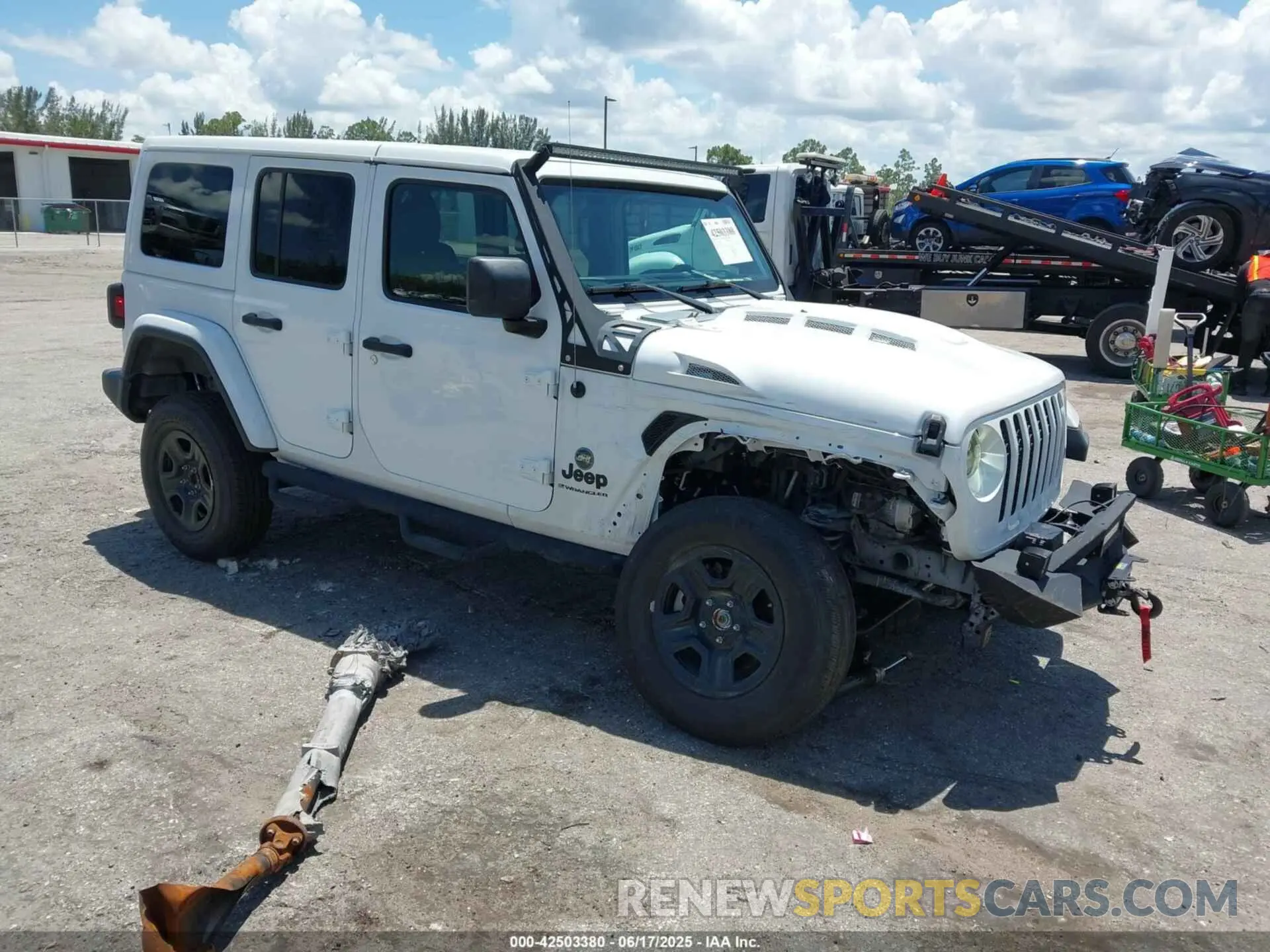 1 Photograph of a damaged car 1C4HJXDN1PW546425 JEEP WRANGLER 2023