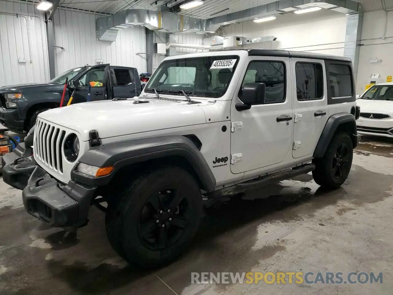 1 Photograph of a damaged car 1C4HJXDN1PW628218 JEEP WRANGLER 2023